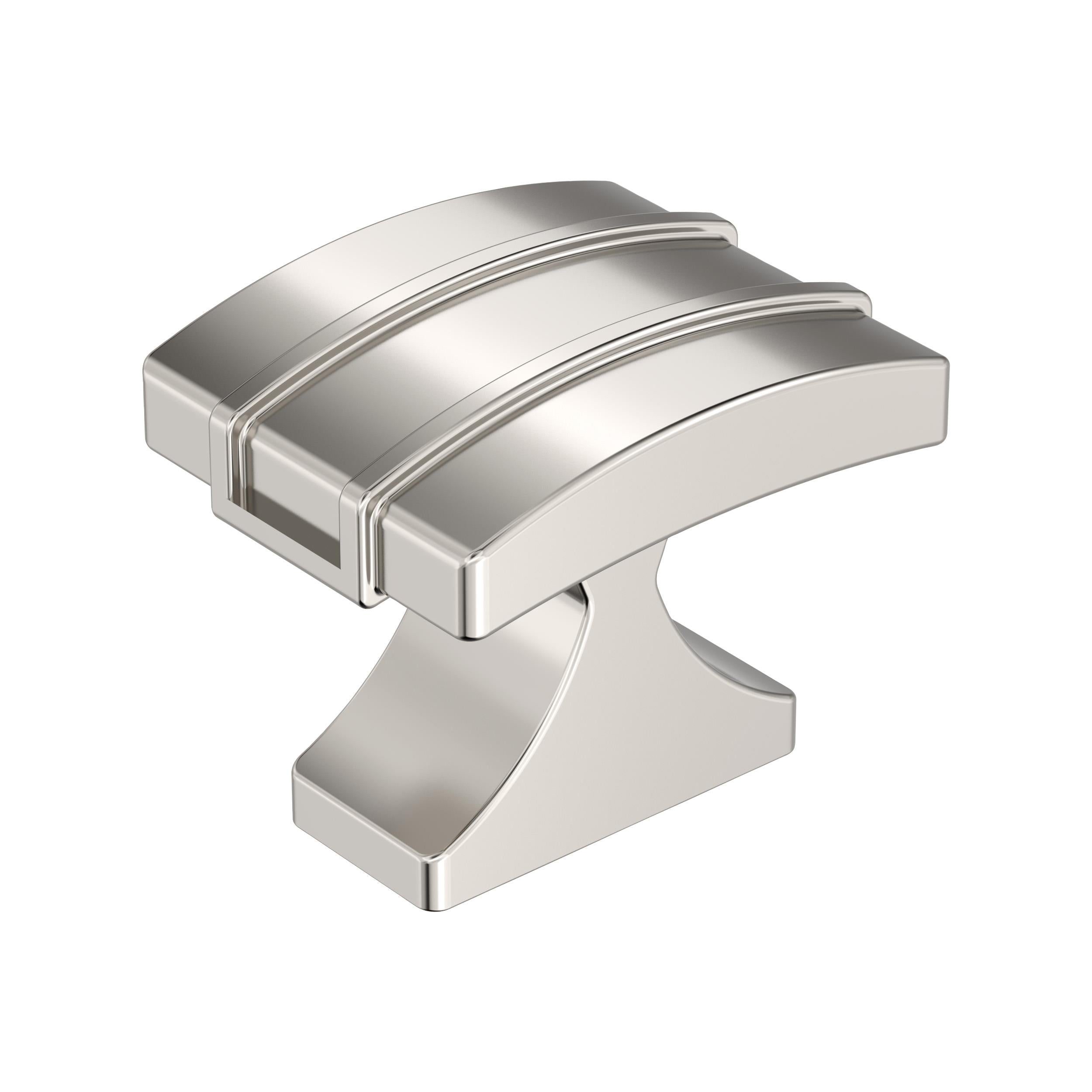 Davenport 1-1/2 inch (38mm) Length Polished Nickel Cabinet Knob
