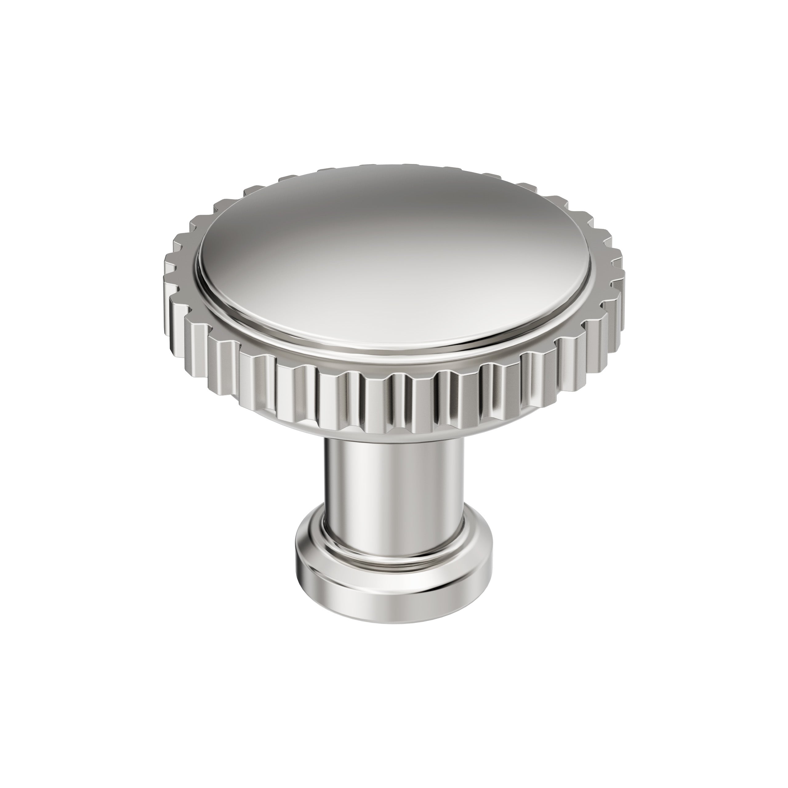 Farewind 1-1/4 inch (32mm) Diameter Polished Nickel Cabinet Knob