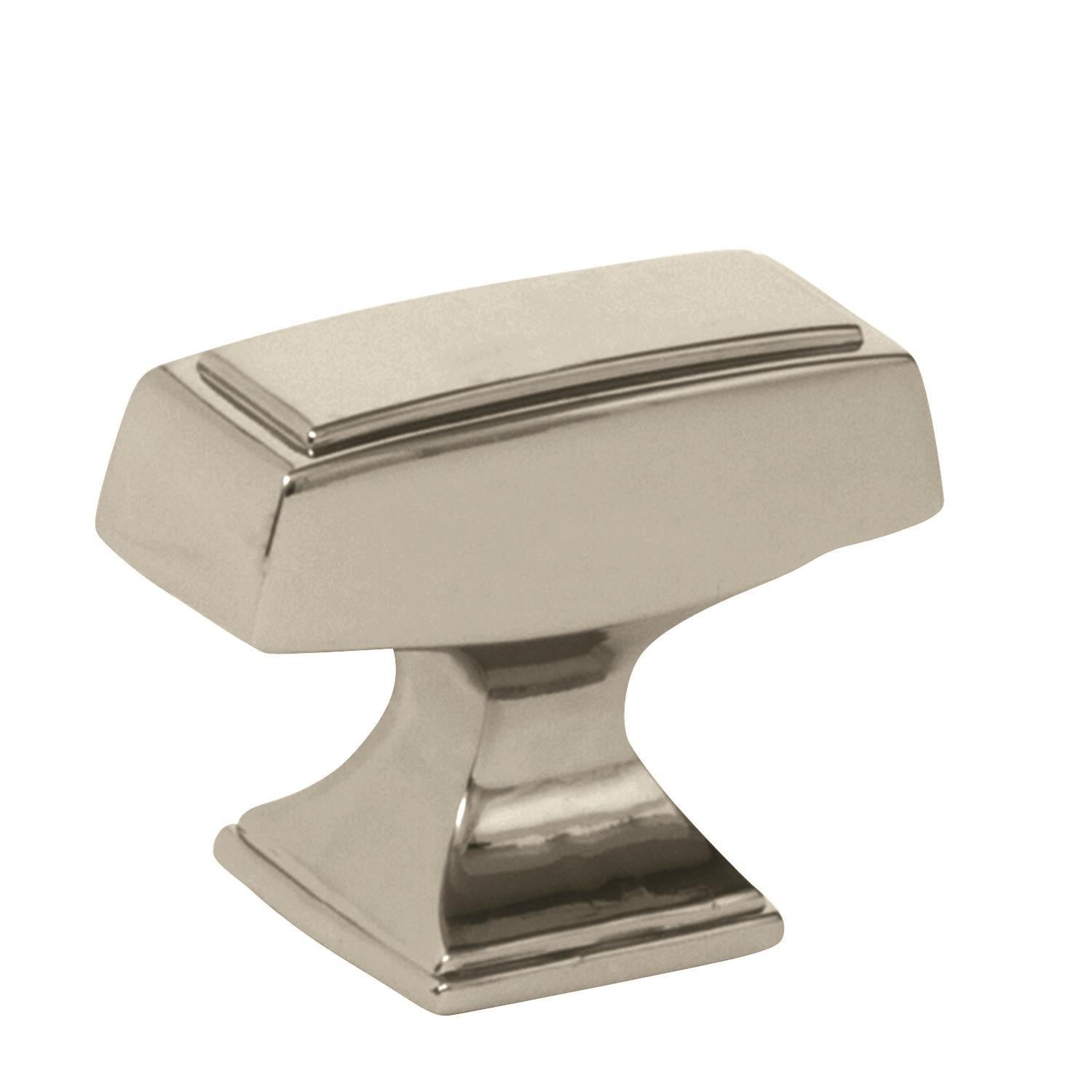 Mulholland 1-1/2 inch (38mm) Length Polished Nickel Cabinet Knob