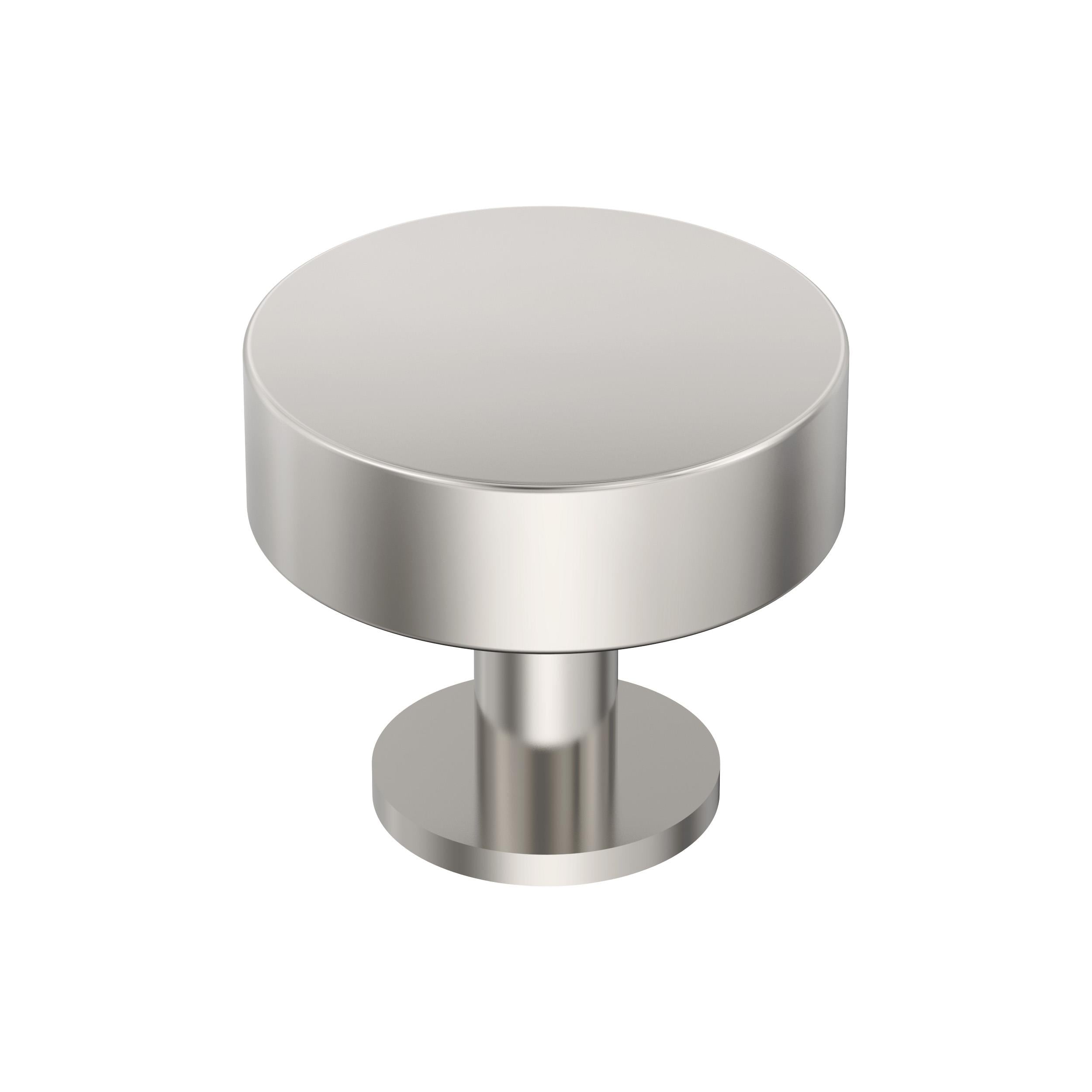Radius 1-1/4 inch (32mm) Diameter Polished Nickel Cabinet Knob