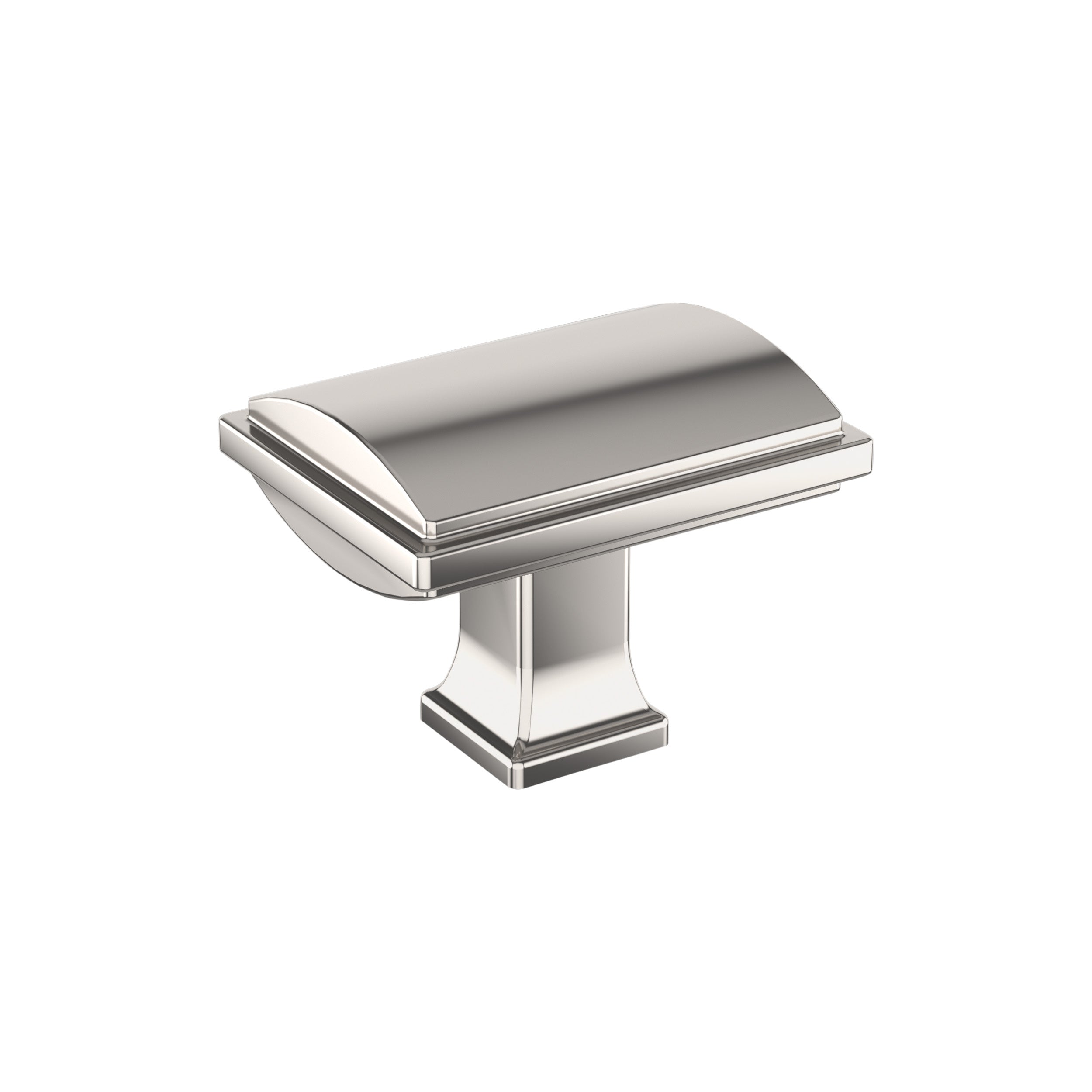 Townsend 1-5/8 inch (41mm) Length Polished Nickel Cabinet Knob