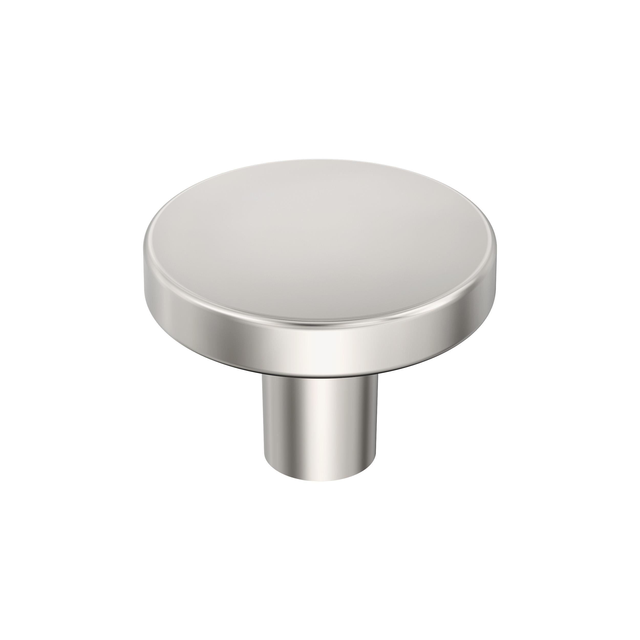 Versa 1-3/8 inch (35mm) Diameter Polished Nickel Cabinet Knob