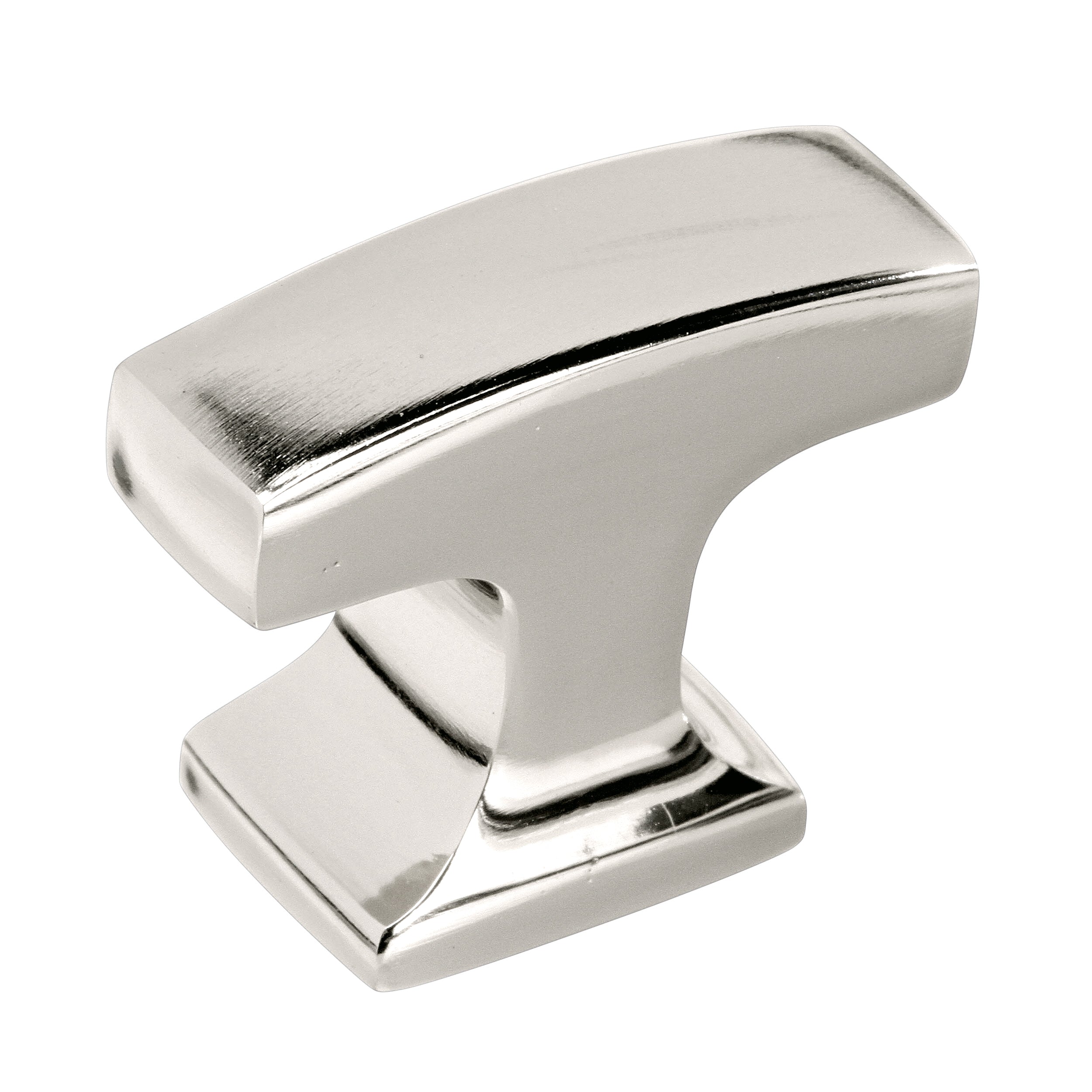 Westerly 1-5/16 inch (33mm) Length Polished Nickel Cabinet Knob