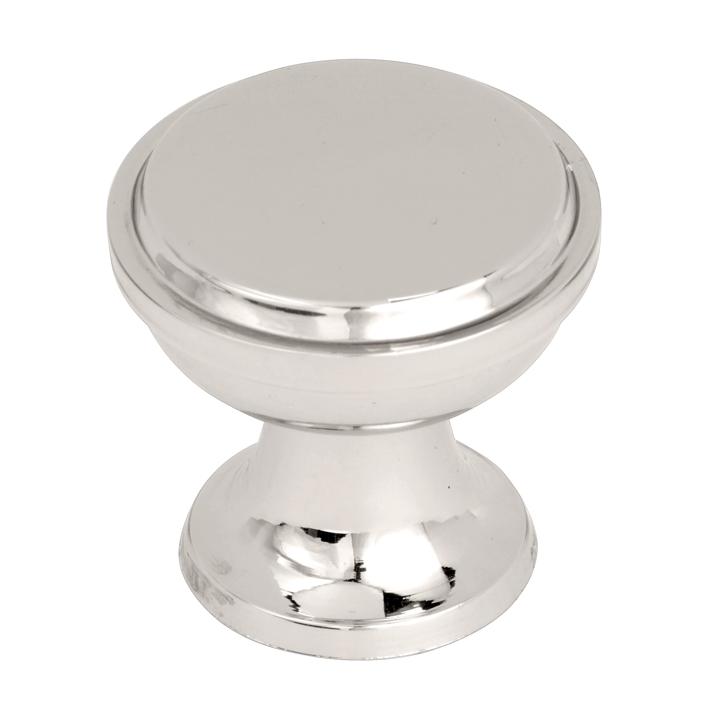 Westerly 1-3/16 inch (30mm) Diameter Polished Nickel Cabinet Knob