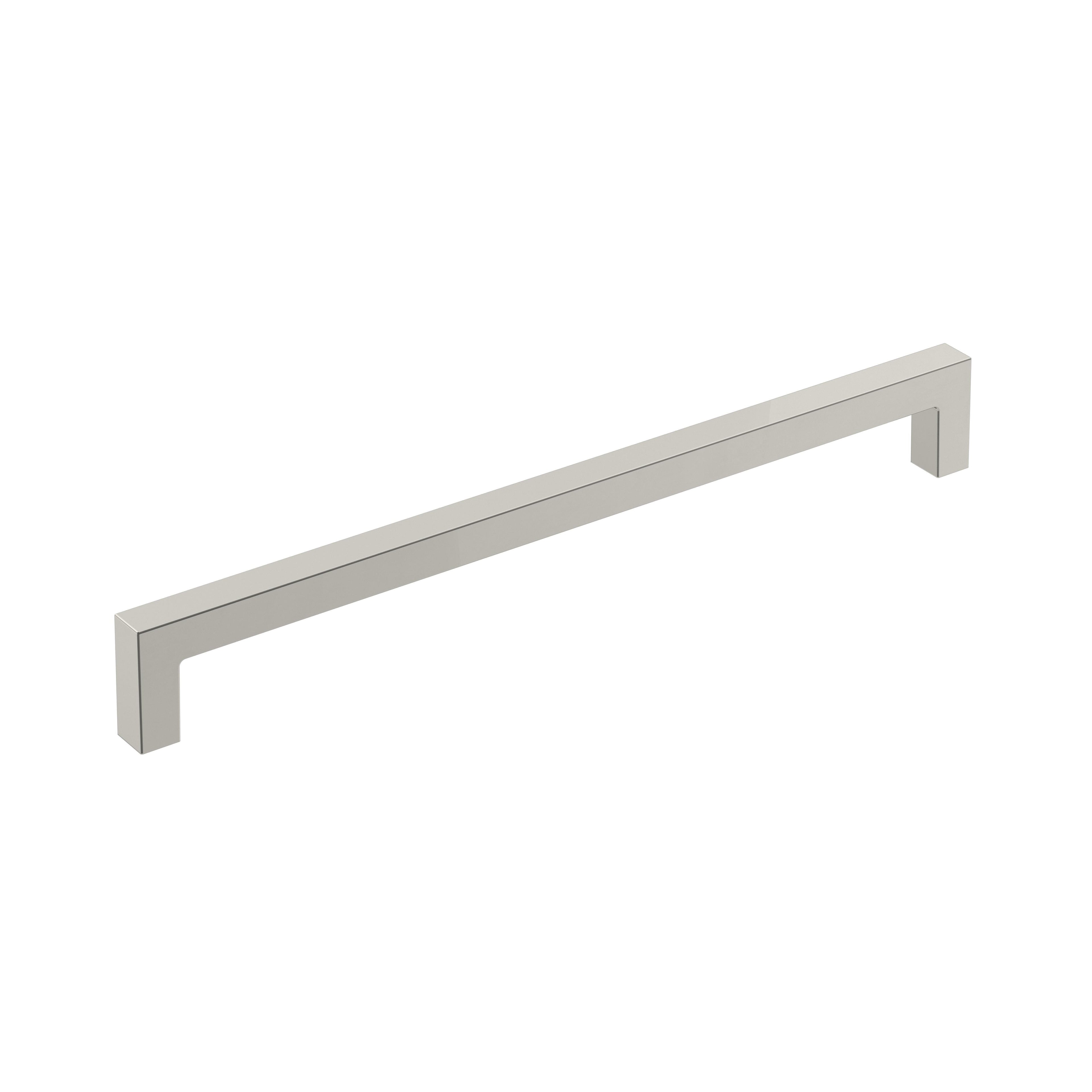 Monument 8-13/16 inch (224mm) Center-to-Center Polished Nickel Cabinet Pull