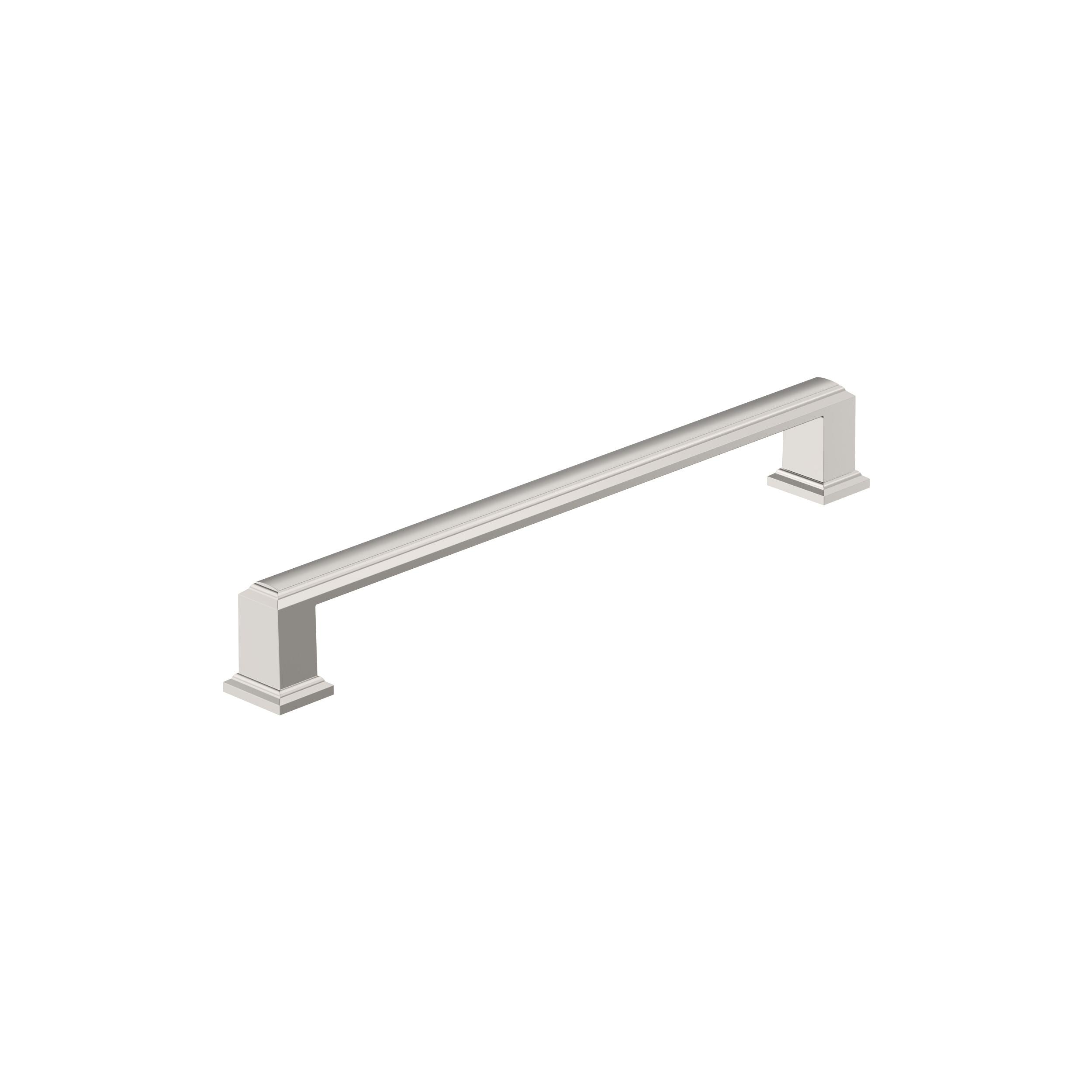 Appoint 7-9/16 inch (192mm) Center-to-Center Polished Nickel Cabinet Pull