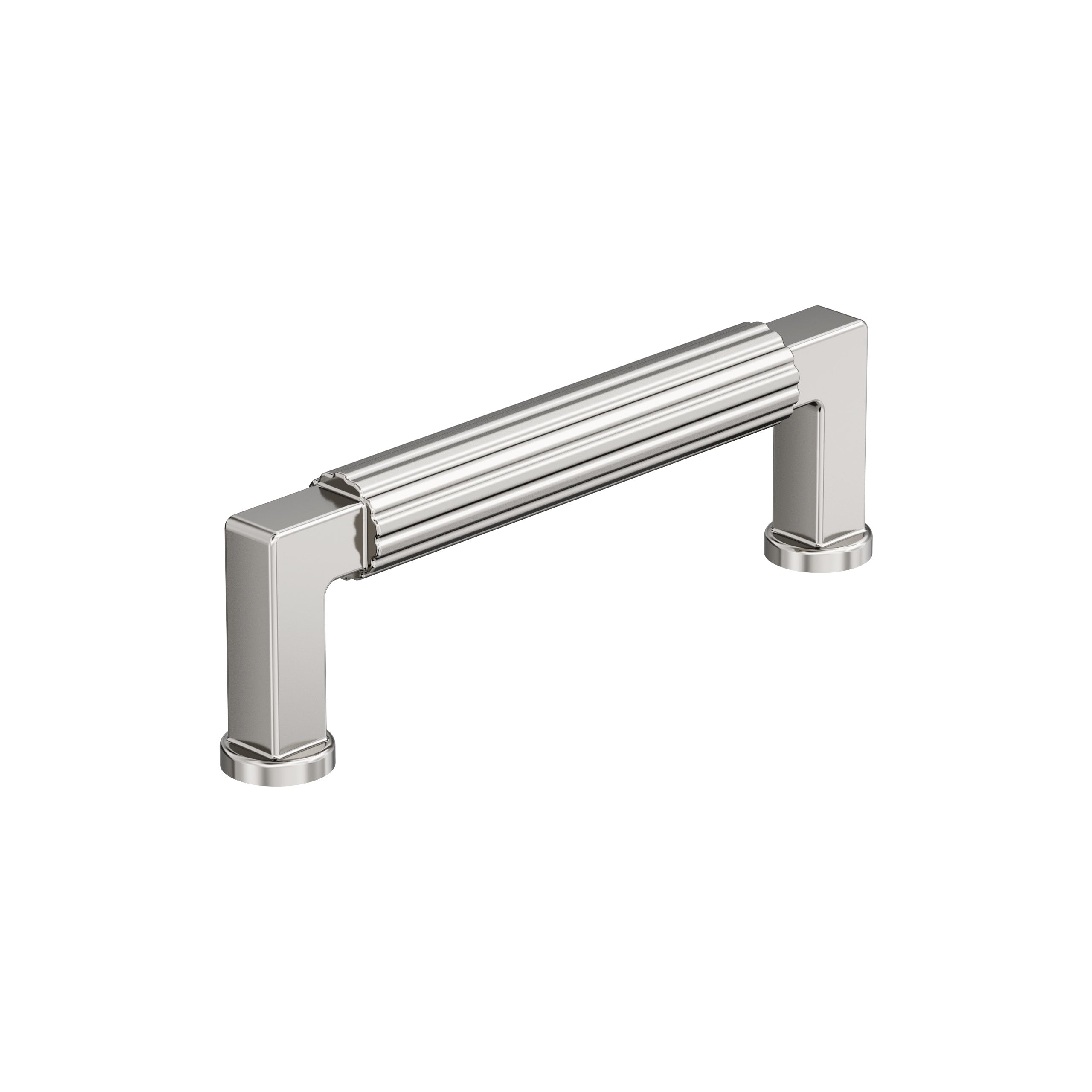 Ballard 3-3/4 inch (96mm) Center-to-Center Polished Nickel Cabinet Pull
