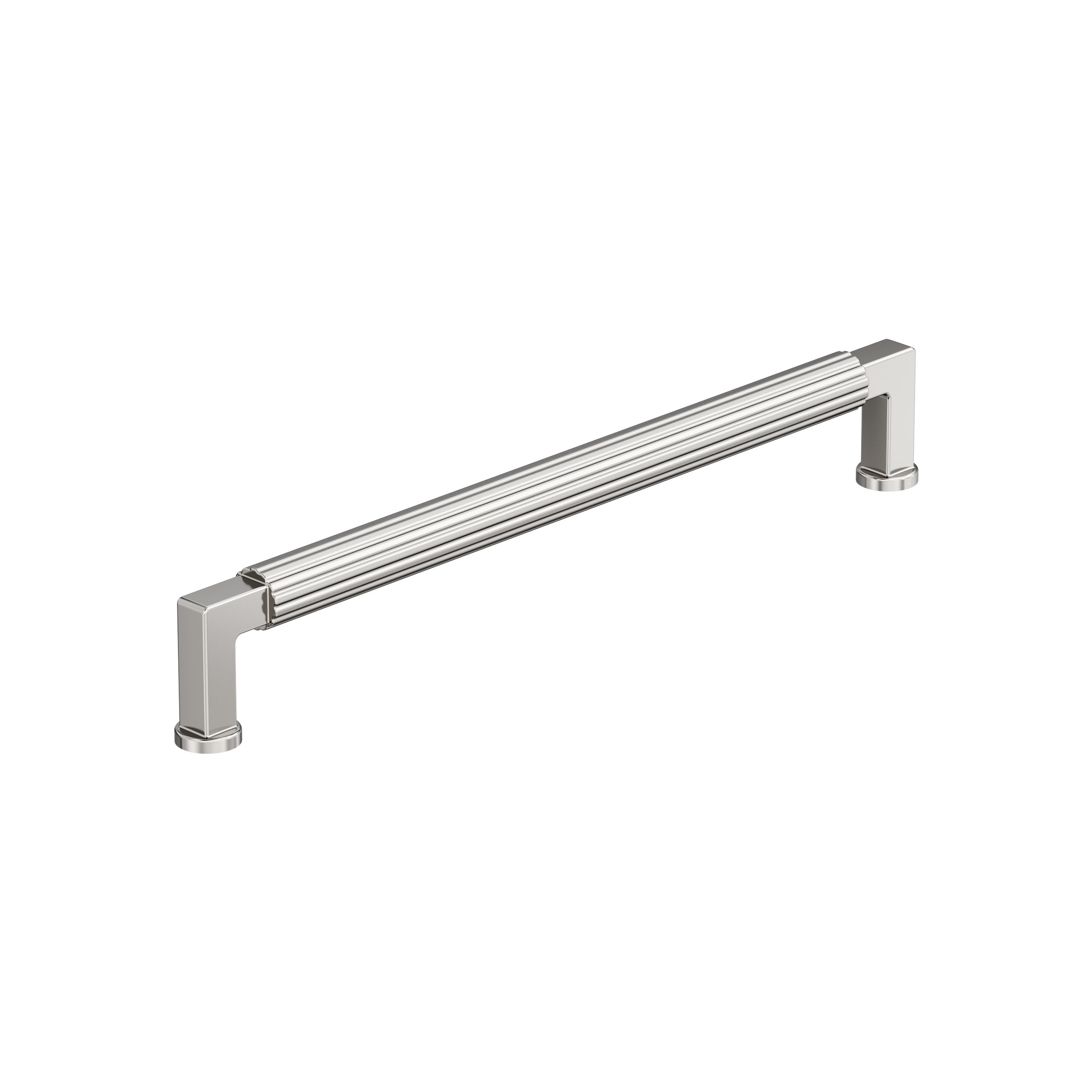 Ballard 8-13/16 inch (224mm) Center-to-Center Polished Nickel Cabinet Pull