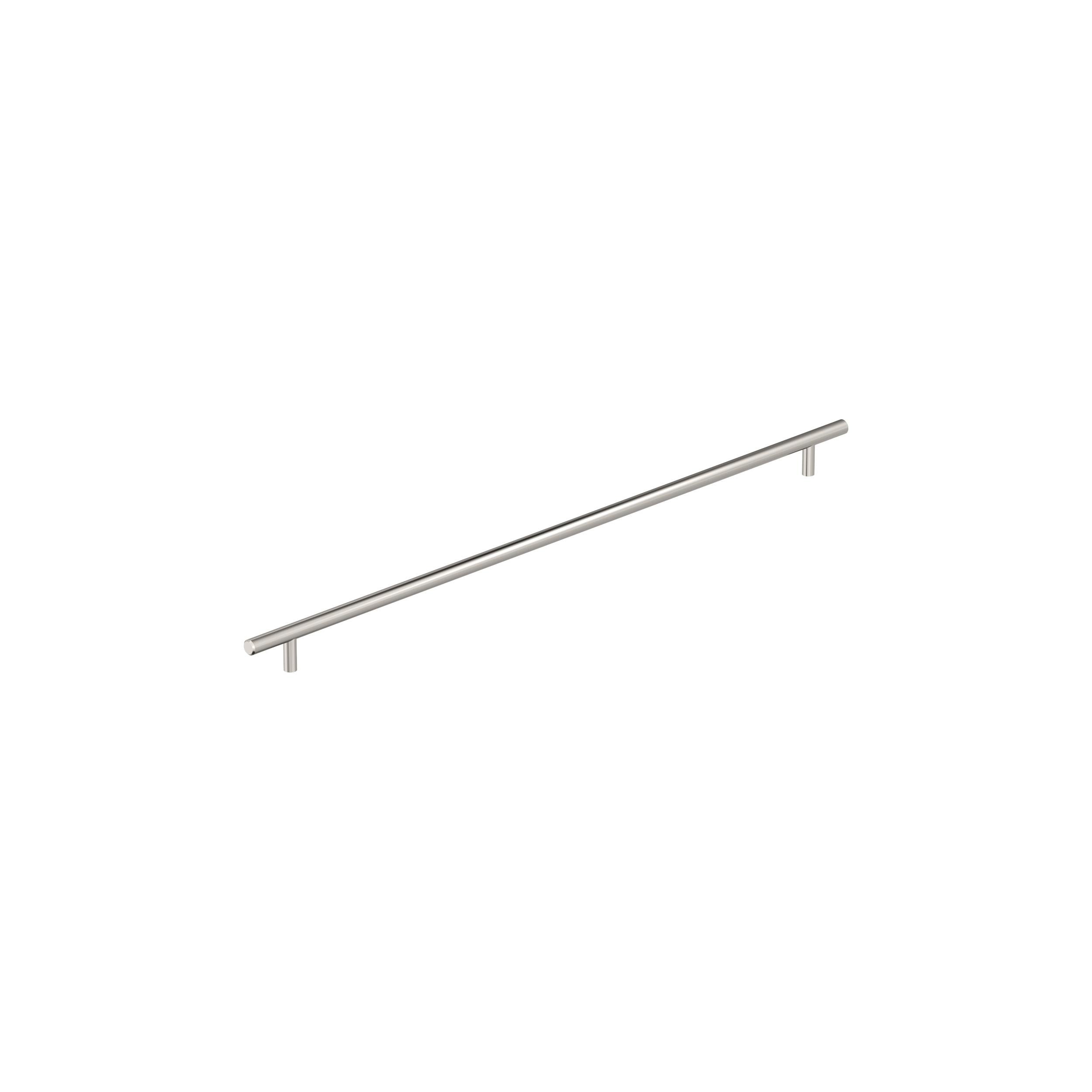 Bar Pulls 21-7/16 inch (544mm) Center-to-Center Polished Nickel Cabinet Pull