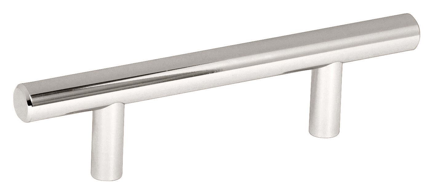 Bar Pulls 3 inch (76mm) Center-to-Center Polished Nickel Cabinet Pull