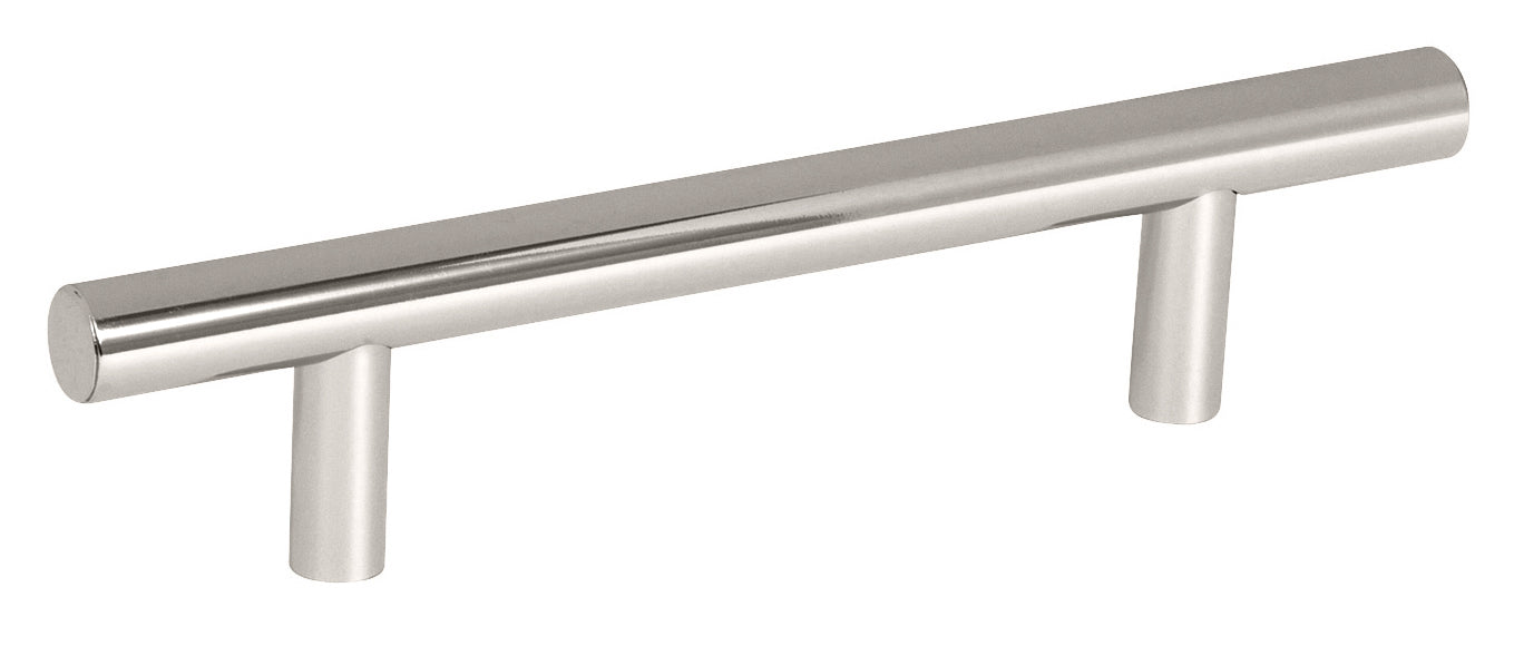 Bar Pulls 3-3/4 inch (96mm) Center-to-Center Polished Nickel Cabinet Pull