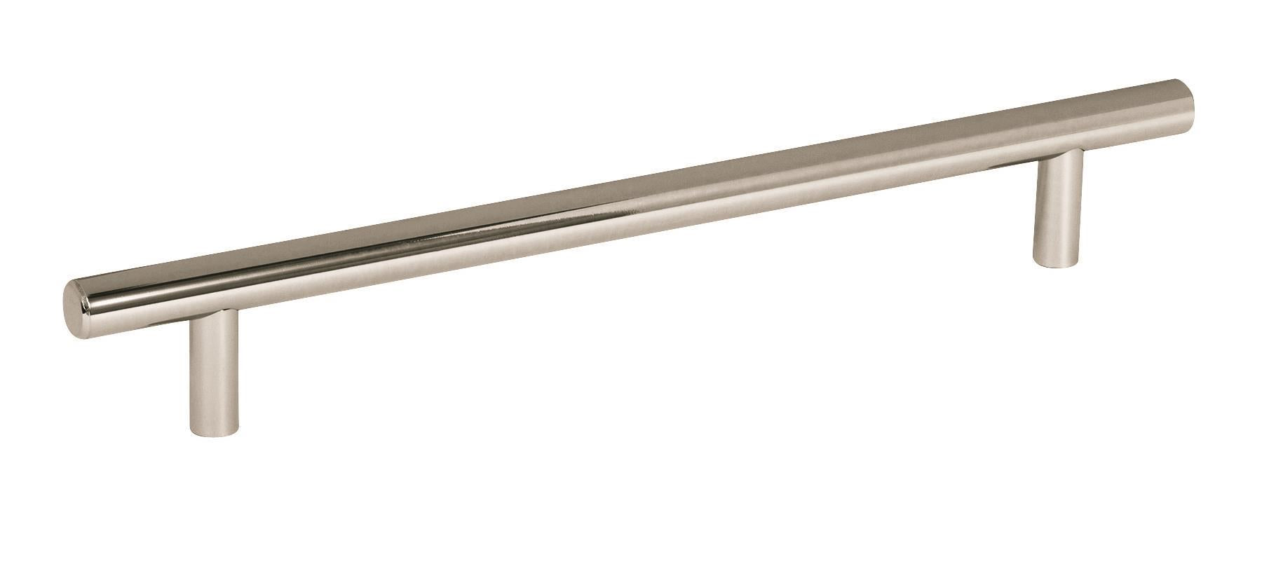 Bar Pulls 7-9/16 inch (192mm) Center-to-Center Polished Nickel Cabinet Pull