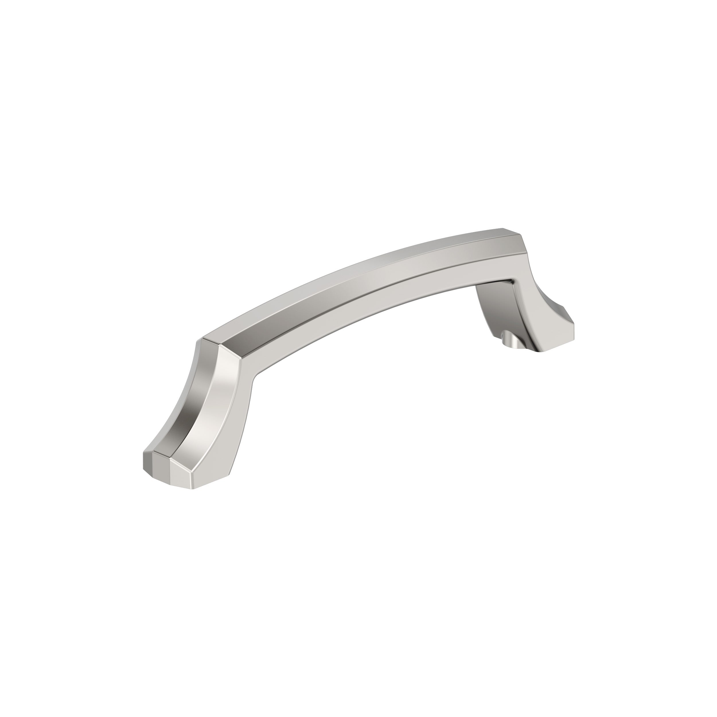 Bellamy 3-3/4 inch (96mm) Center-to-Center Polished Nickel Cabinet Pull