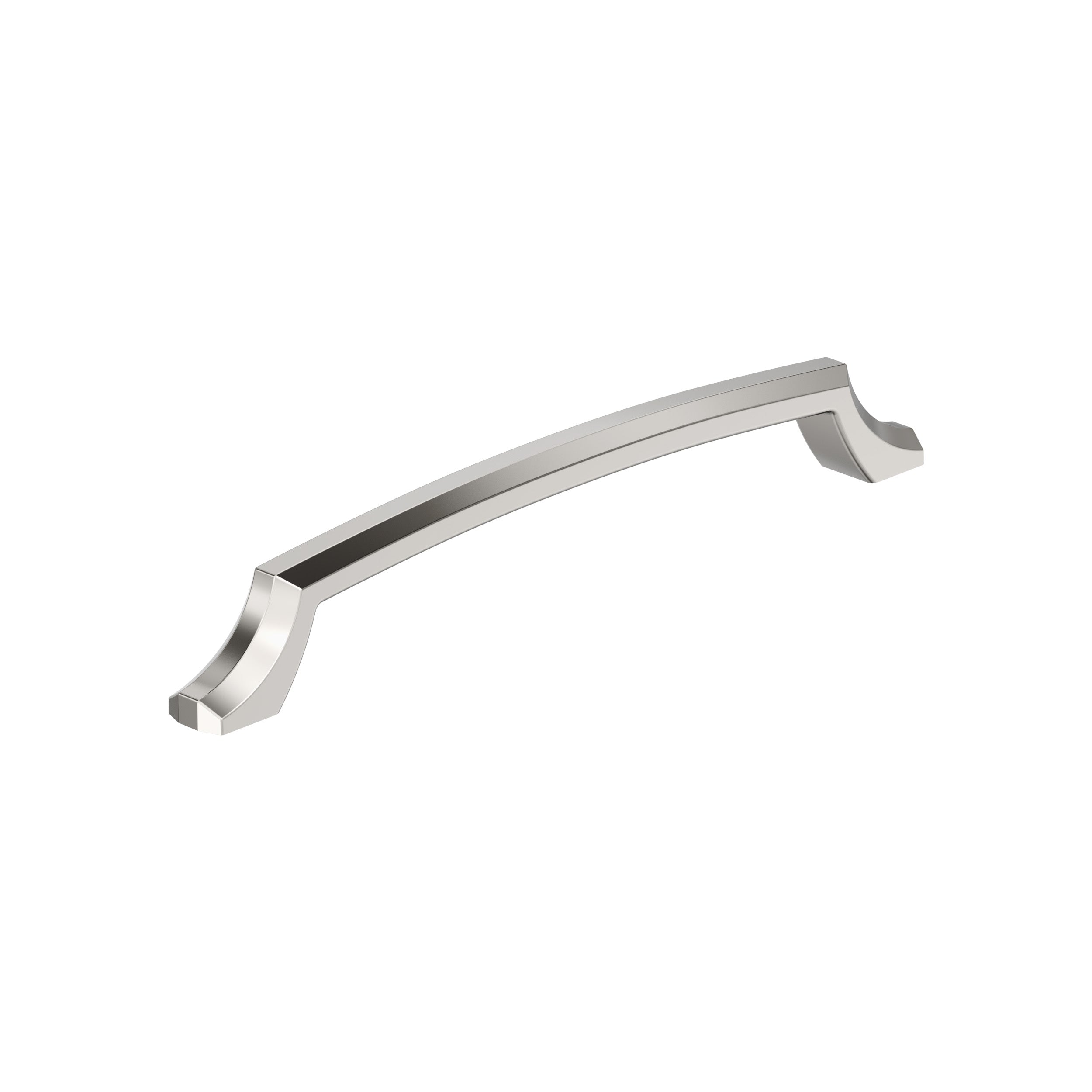 Bellamy 7-9/16 inch (192mm) Center-to-Center Polished Nickel Cabinet Pull