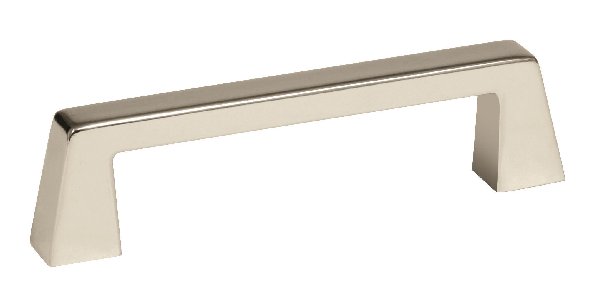 Blackrock 3-3/4 inch (96mm) Center-to-Center Polished Nickel Cabinet Pull