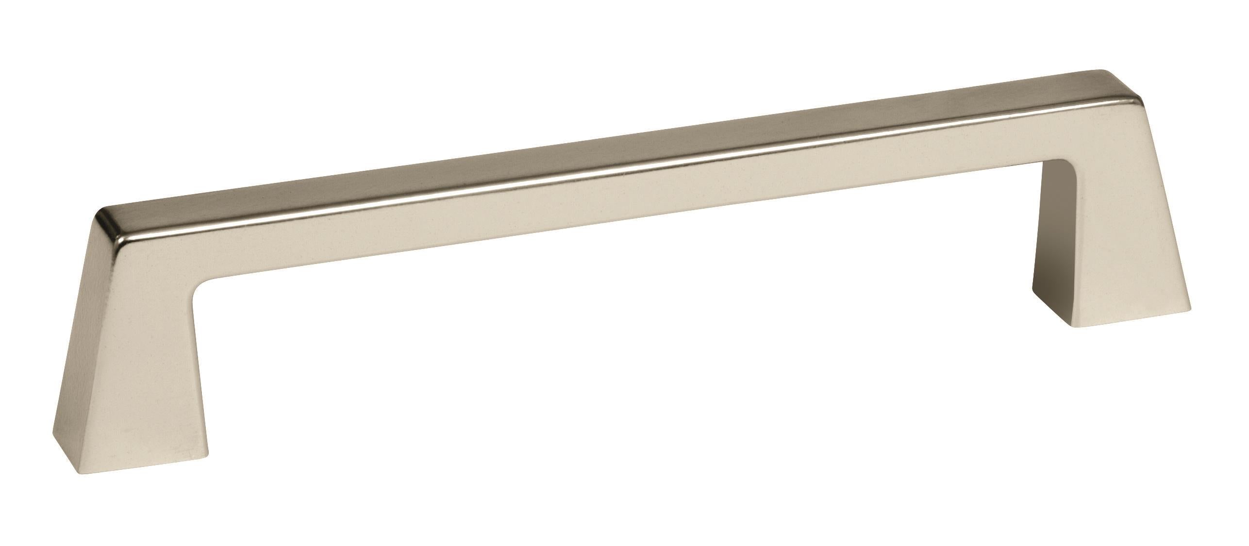Blackrock 5-1/16 inch (128mm) Center-to-Center Polished Nickel Cabinet Pull