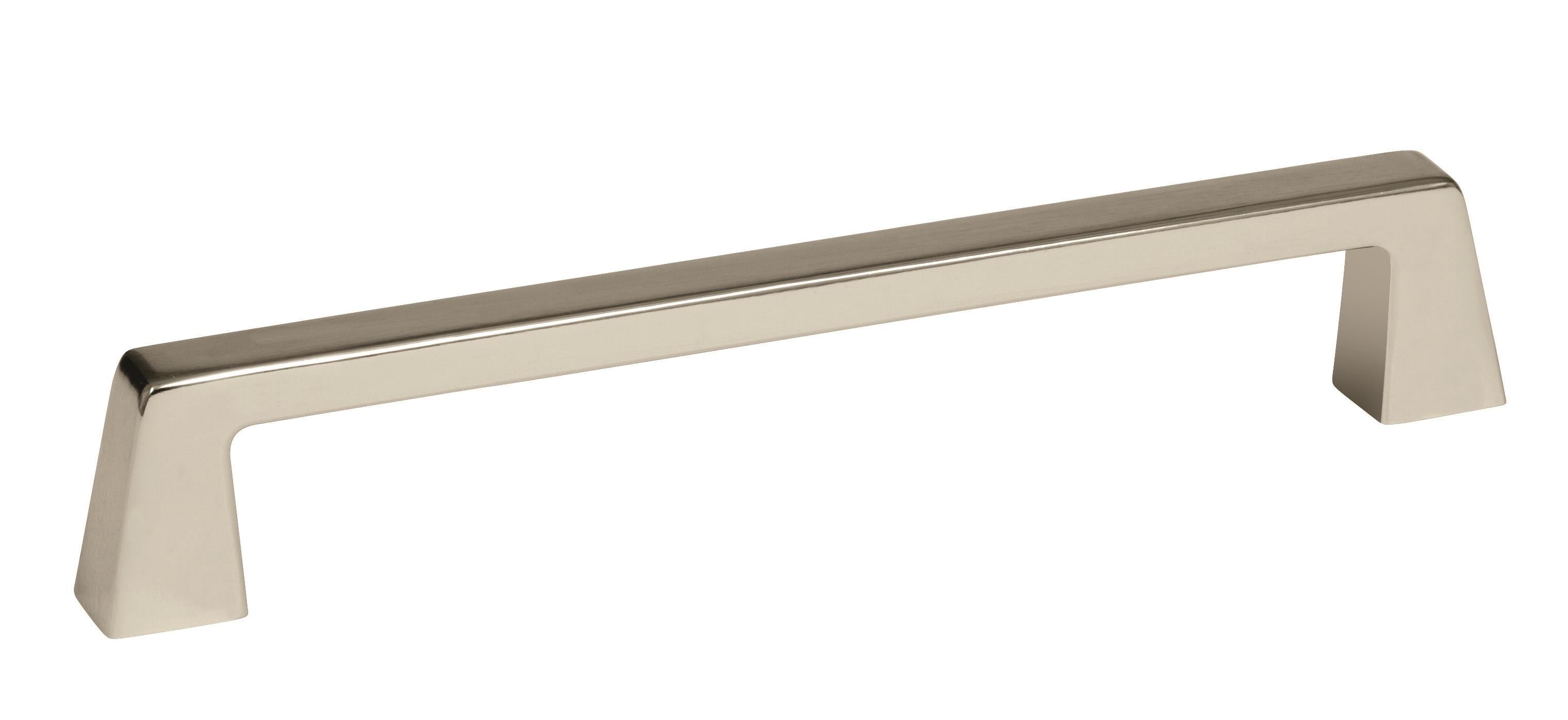 Blackrock 6-5/16 inch (160mm) Center-to-Center Polished Nickel Cabinet Pull