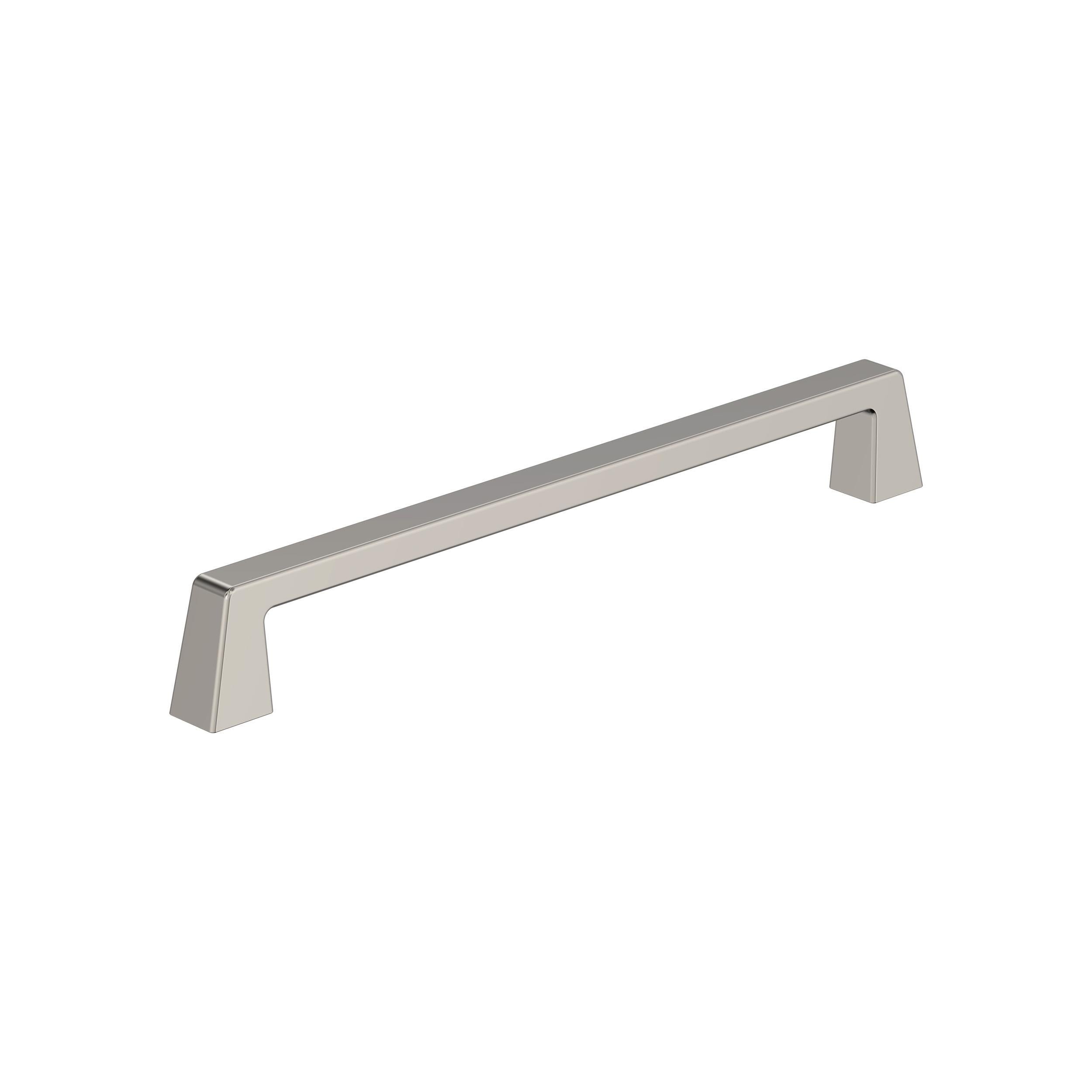 Blackrock 8 inch (203mm) Center-to-Center Polished Nickel Cabinet Pull