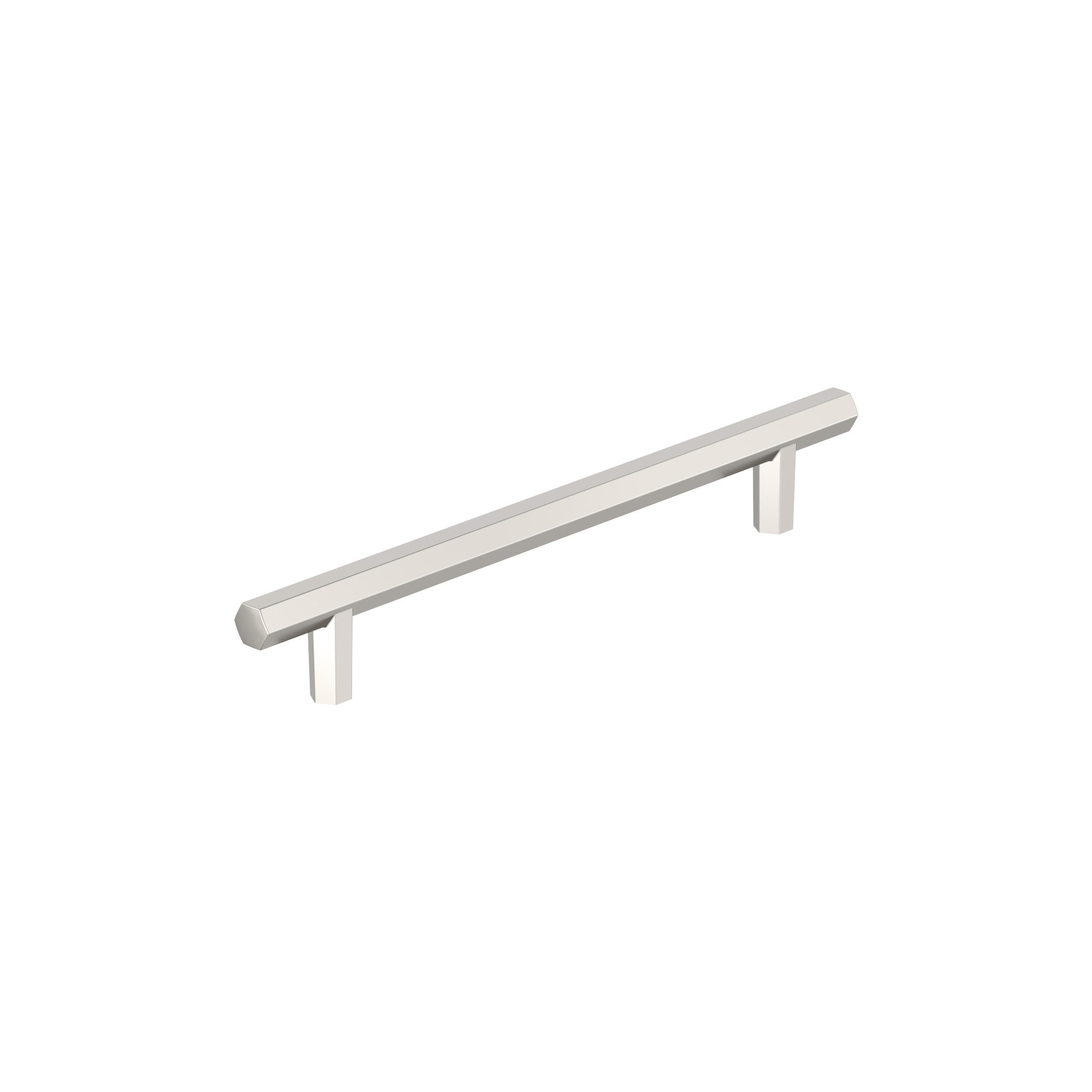 Caliber 6-5/16 inch (160mm) Center-to-Center Polished Nickel Cabinet Pull