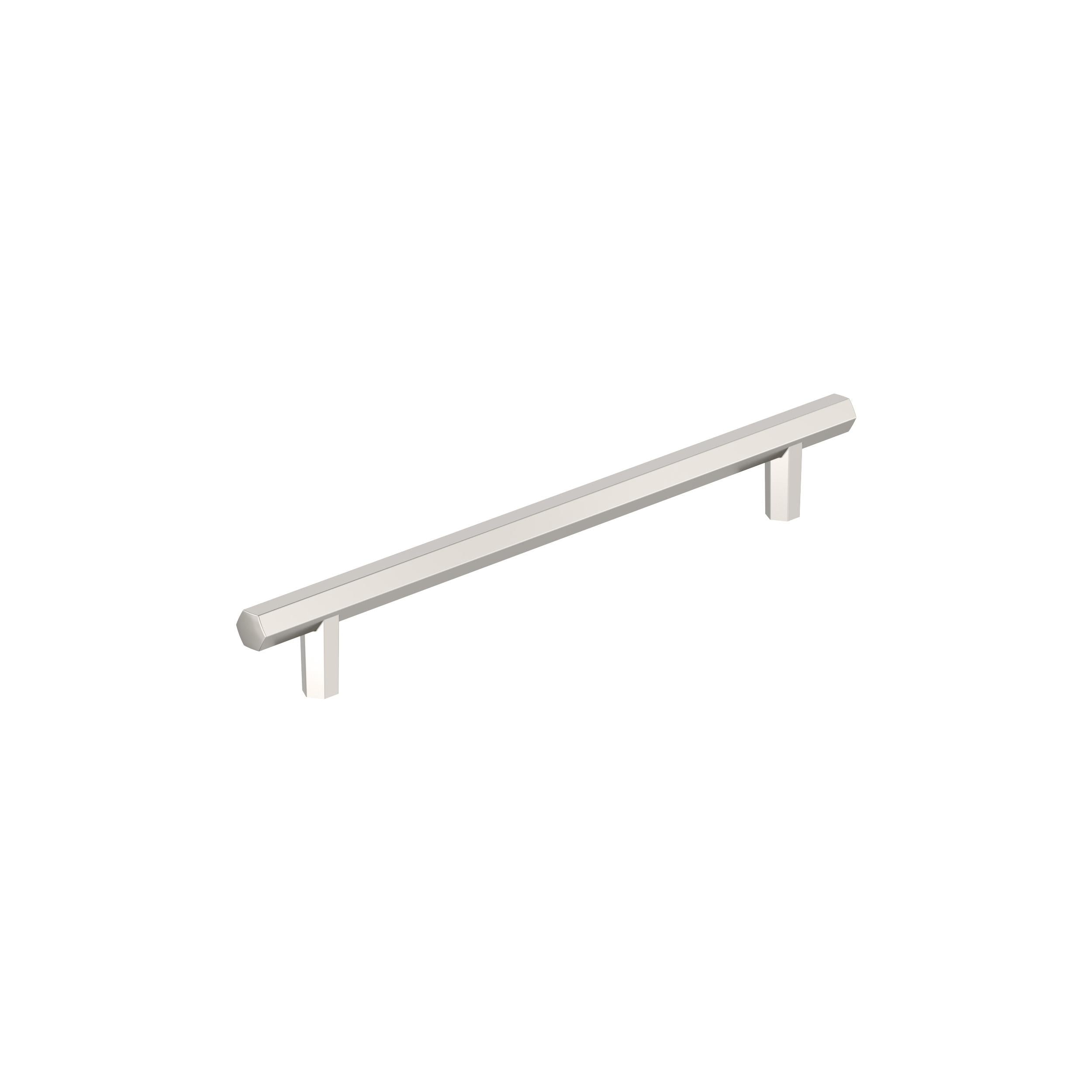 Caliber 7-9/16 inch (192mm) Center-to-Center Polished Nickel Cabinet Pull