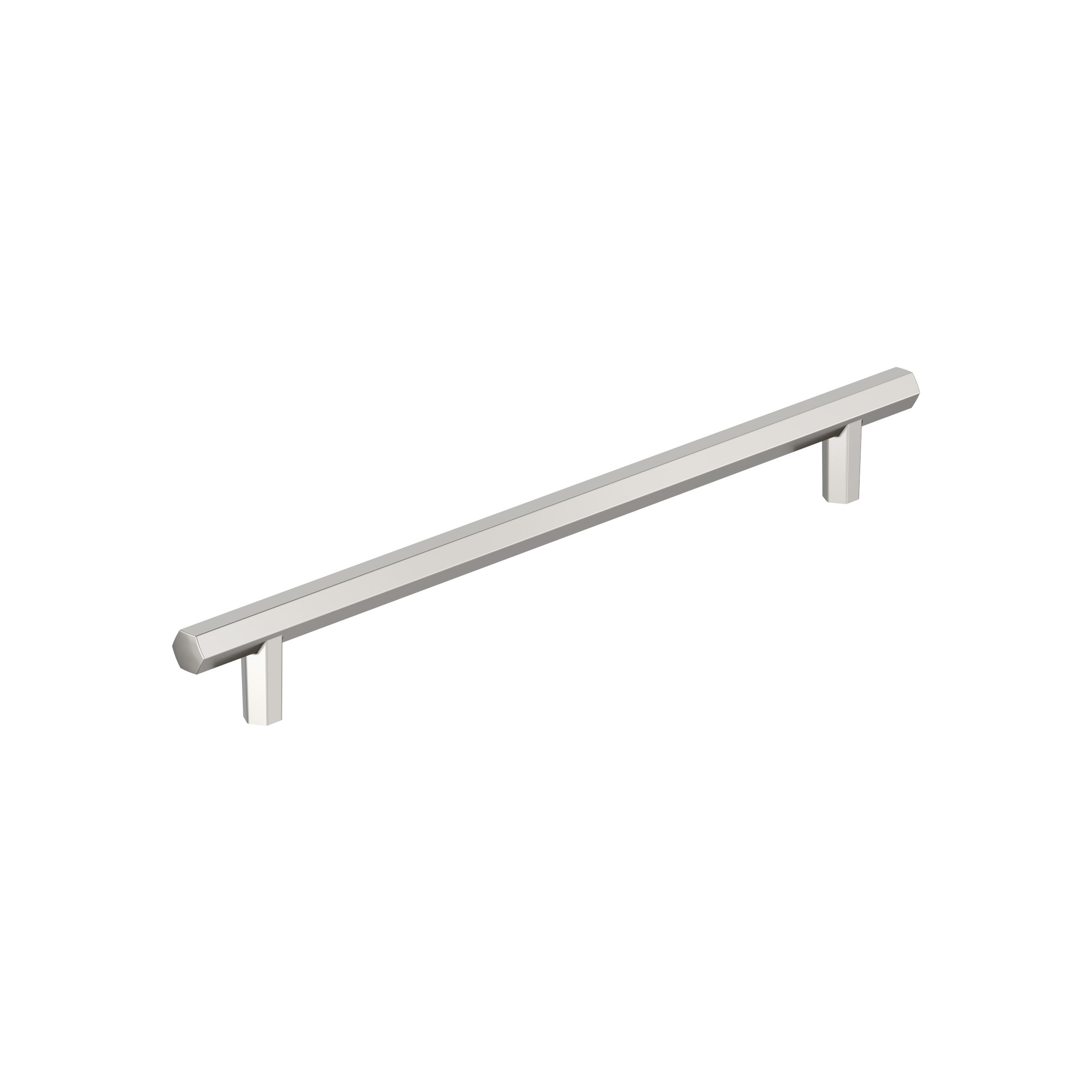 Caliber 8-13/16 inch (224mm) Center-to-Center Polished Nickel Cabinet Pull