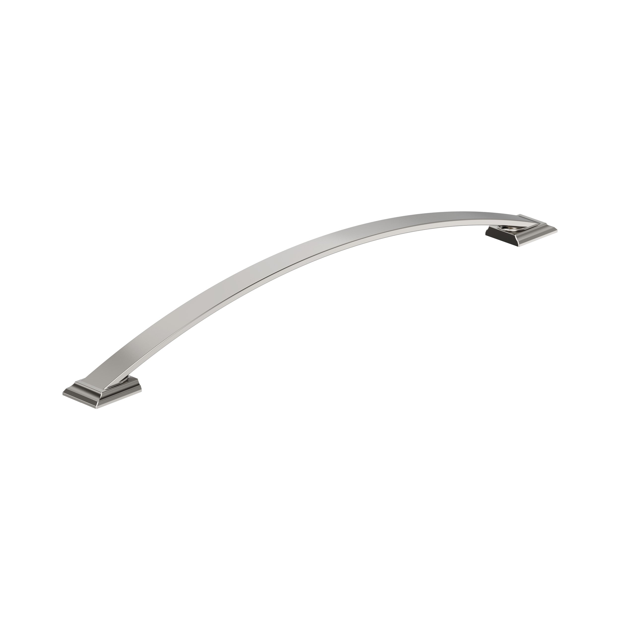 Candler 12-5/8 inch (320mm) Center-to-Center Polished Nickel Cabinet Pull
