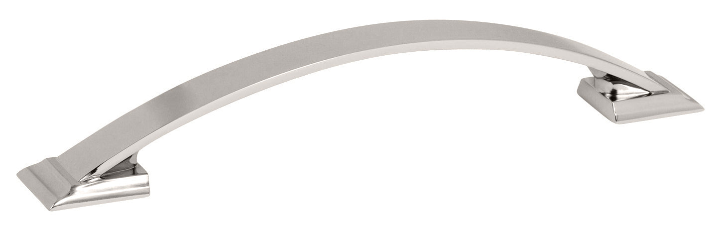 Candler 5-1/16 inch (128mm) Center-to-Center Polished Nickel Cabinet Pull