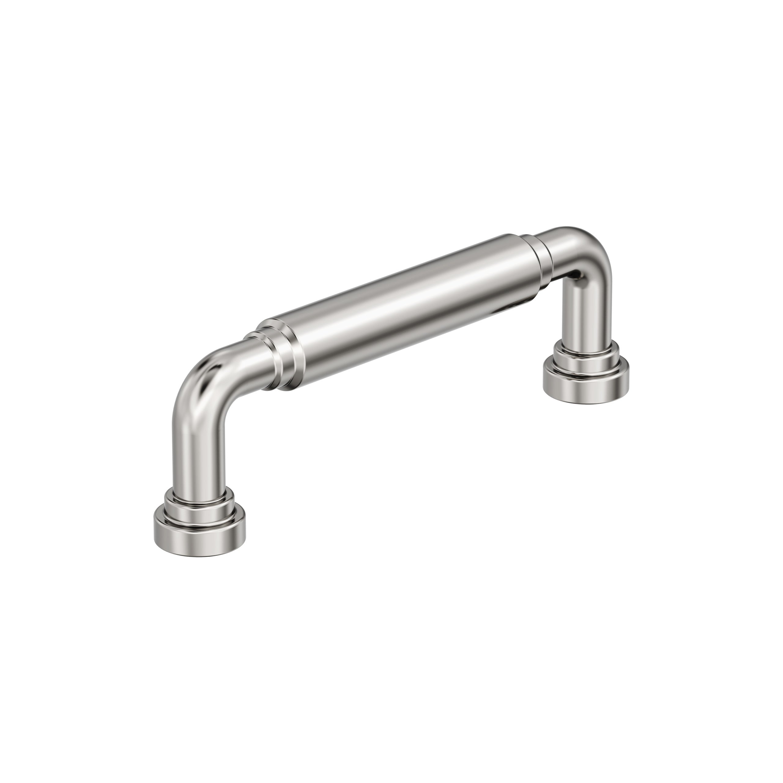 Coble 3-3/4 inch (96mm) Center-to-Center Polished Nickel Cabinet Pull