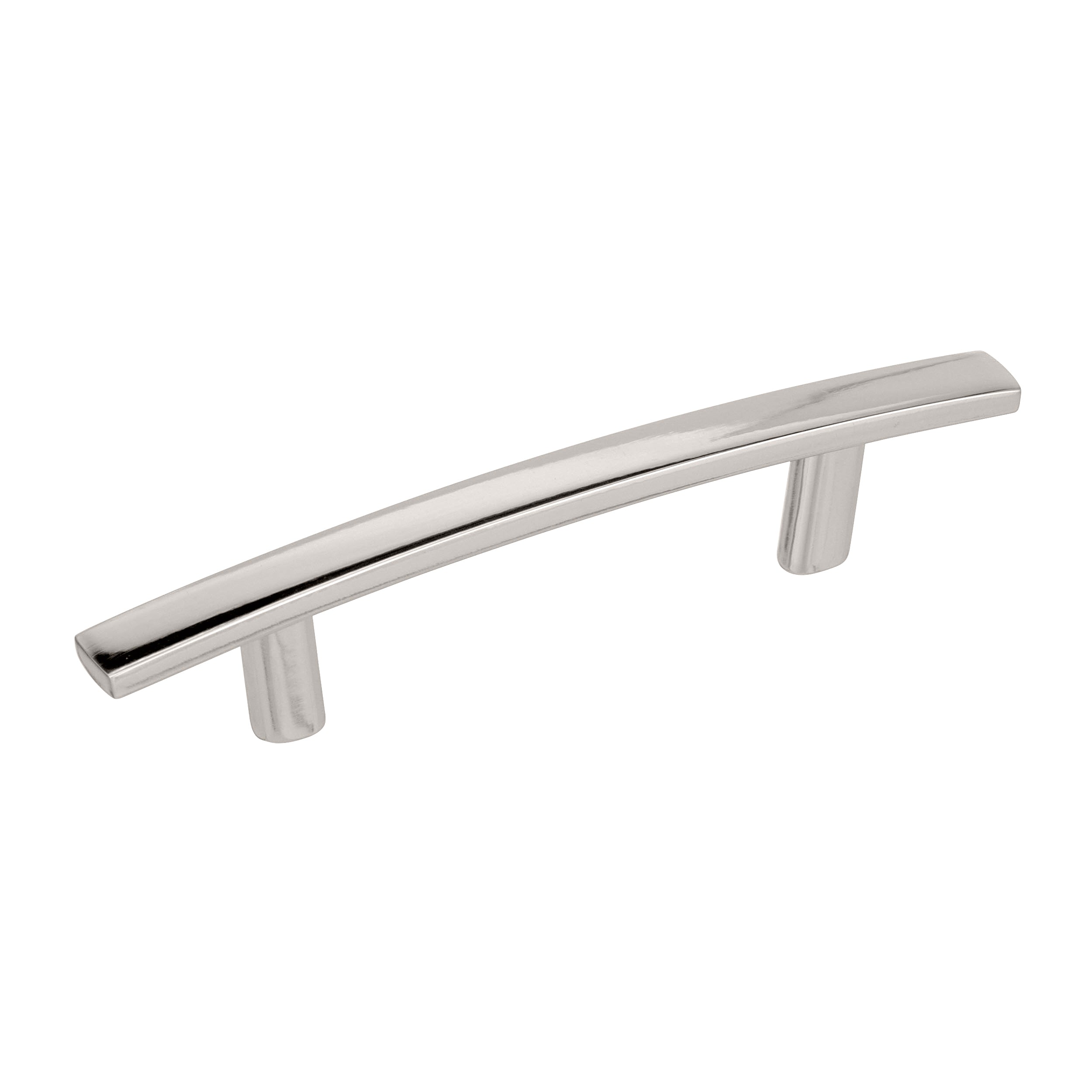 Cyprus 3 inch (76mm) Center-to-Center Polished Nickel Cabinet Pull