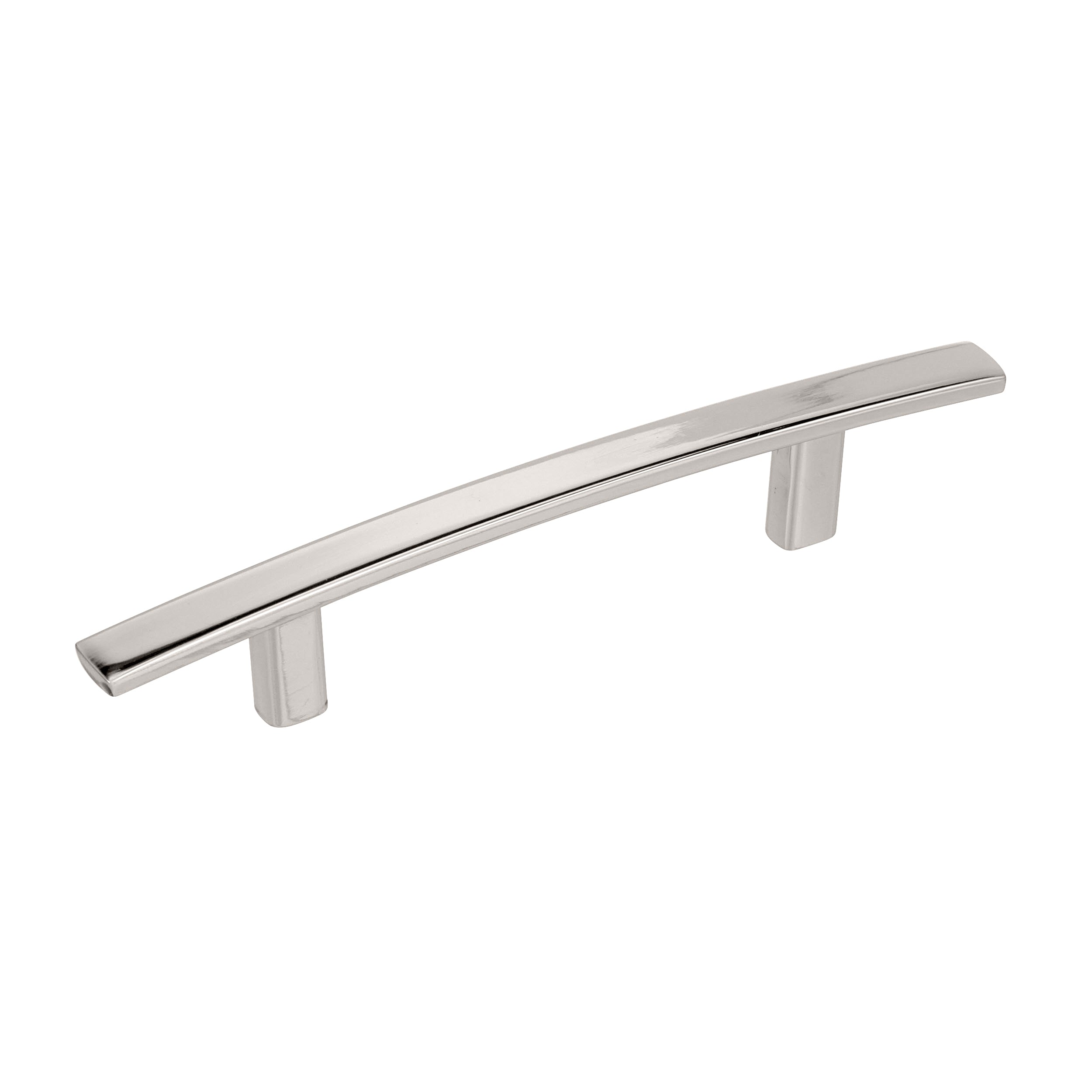 Cyprus 3-3/4 inch (96mm) Center-to-Center Polished Nickel Cabinet Pull