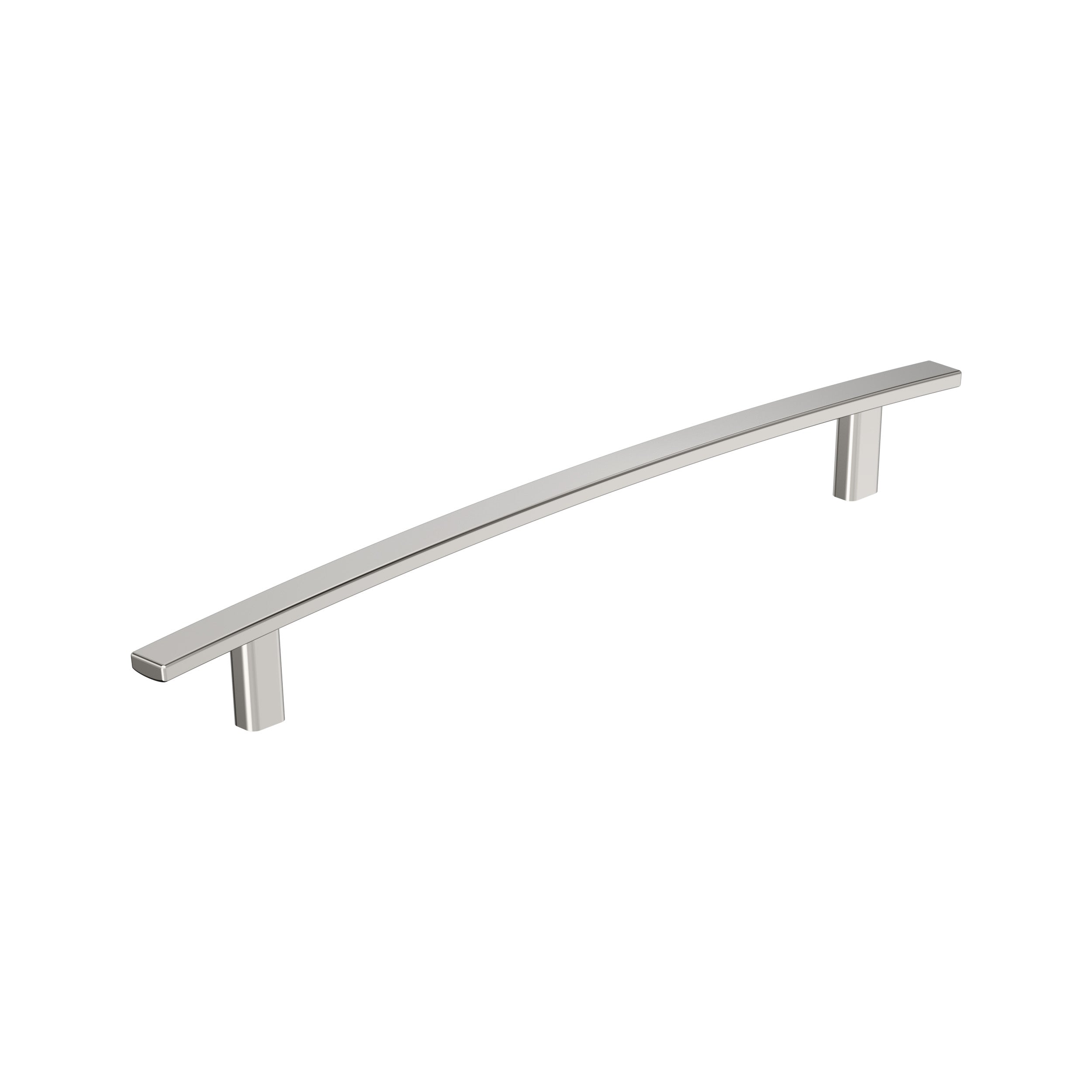 Cyprus 10-1/16 inch (256mm) Center-to-Center Polished Nickel Cabinet Pull