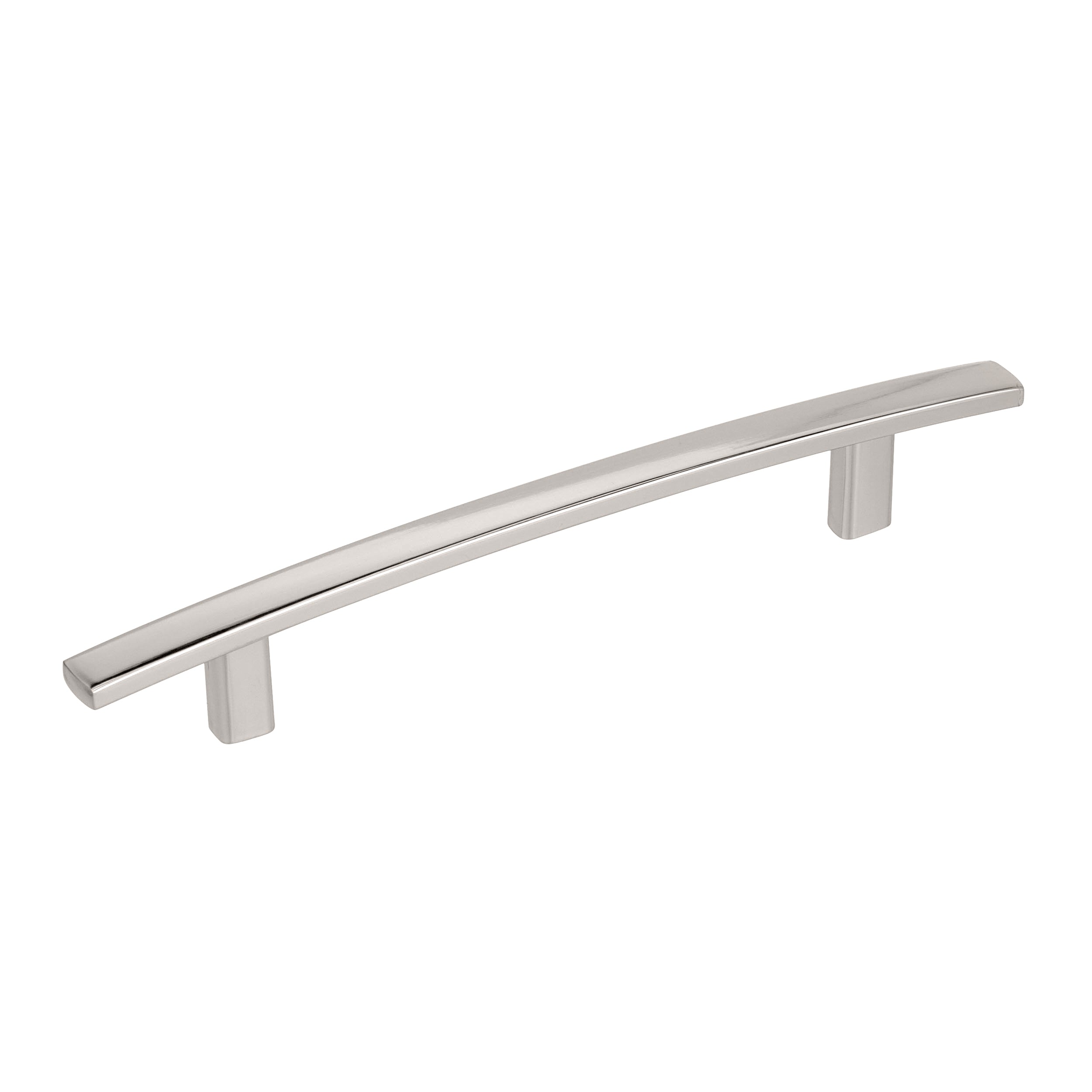 Cyprus 5-1/16 inch (128mm) Center-to-Center Polished Nickel Cabinet Pull