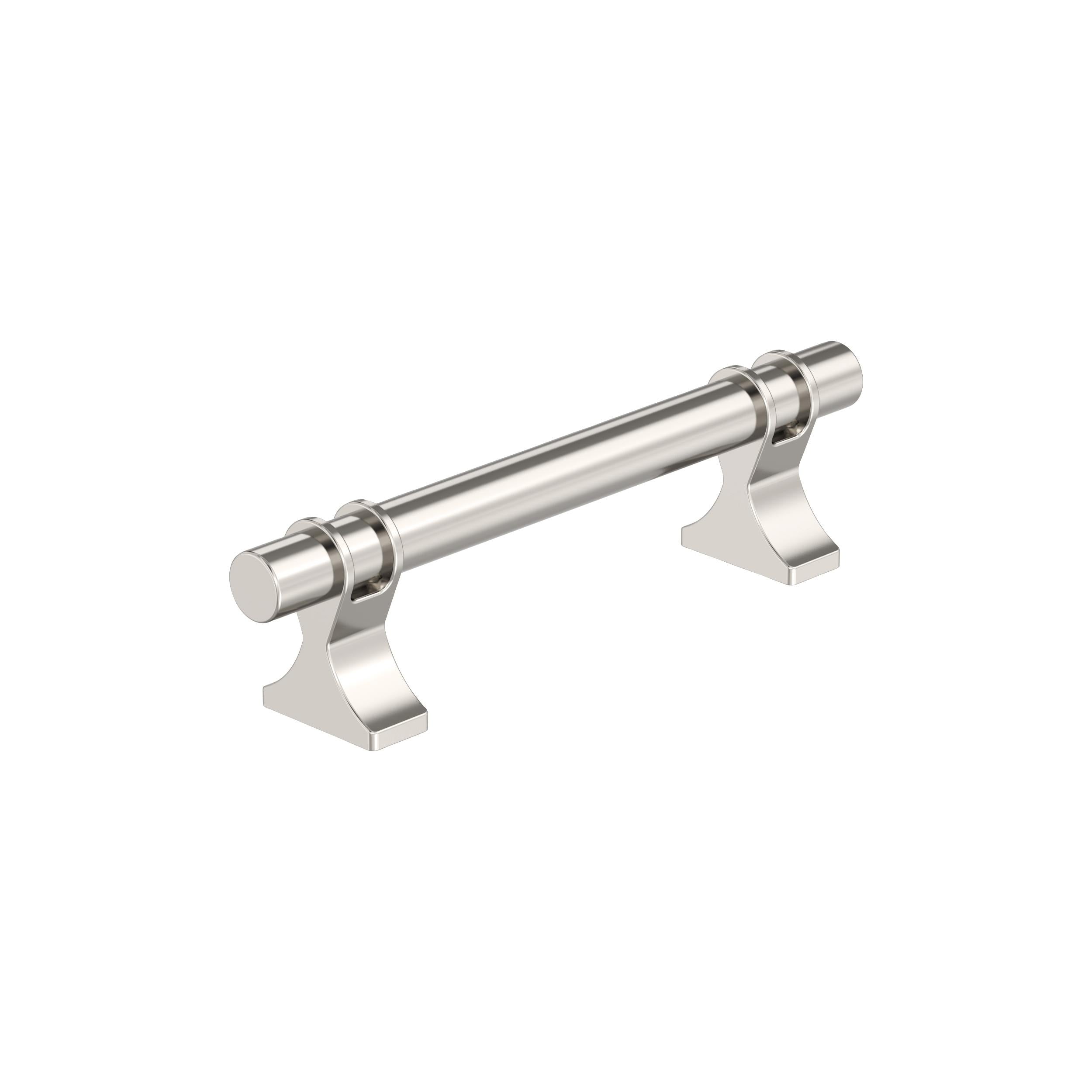 Davenport 3-3/4 inch (96mm) Center-to-Center Polished Nickel Cabinet Pull