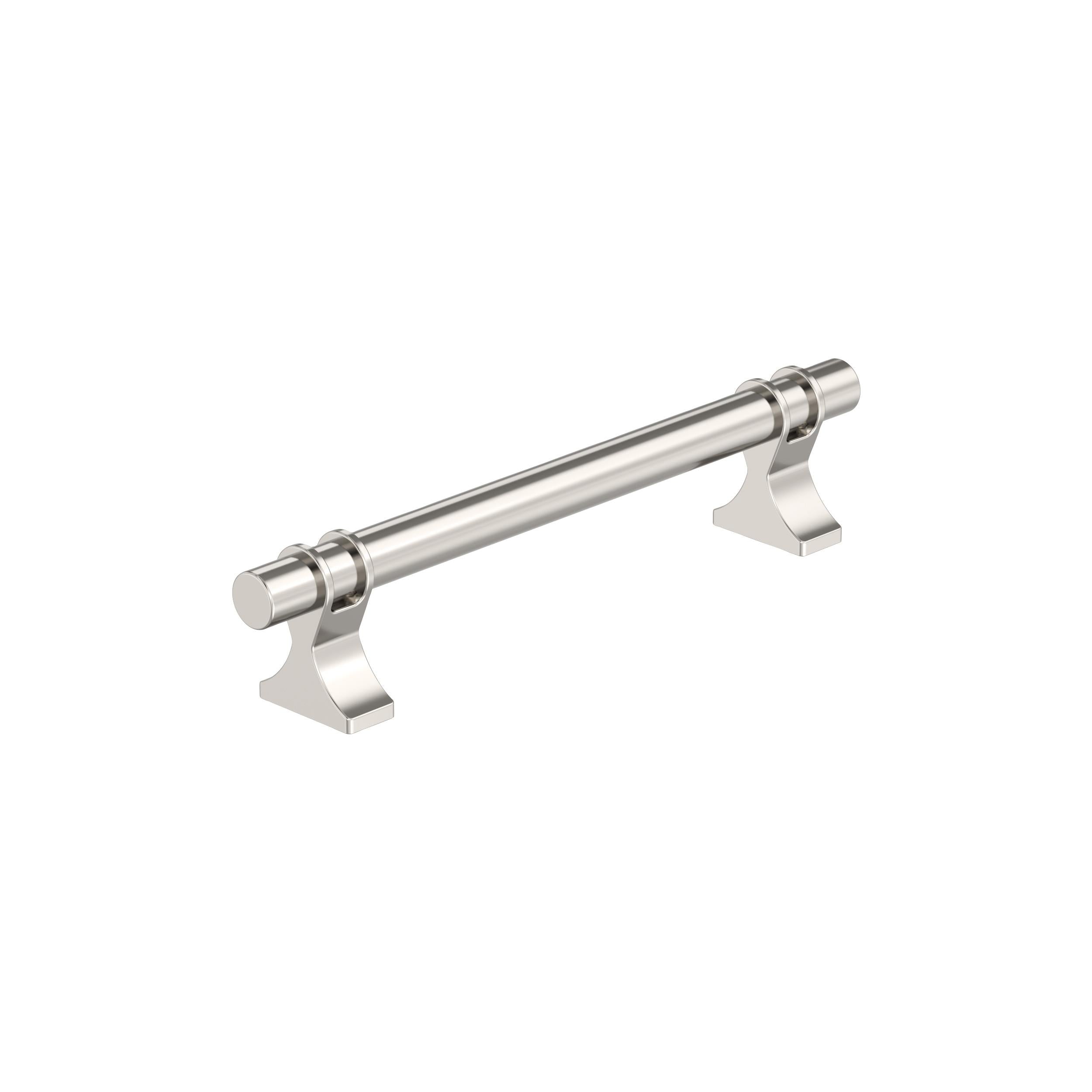 Davenport 5-1/16 inch (128mm) Center-to-Center Polished Nickel Cabinet Pull