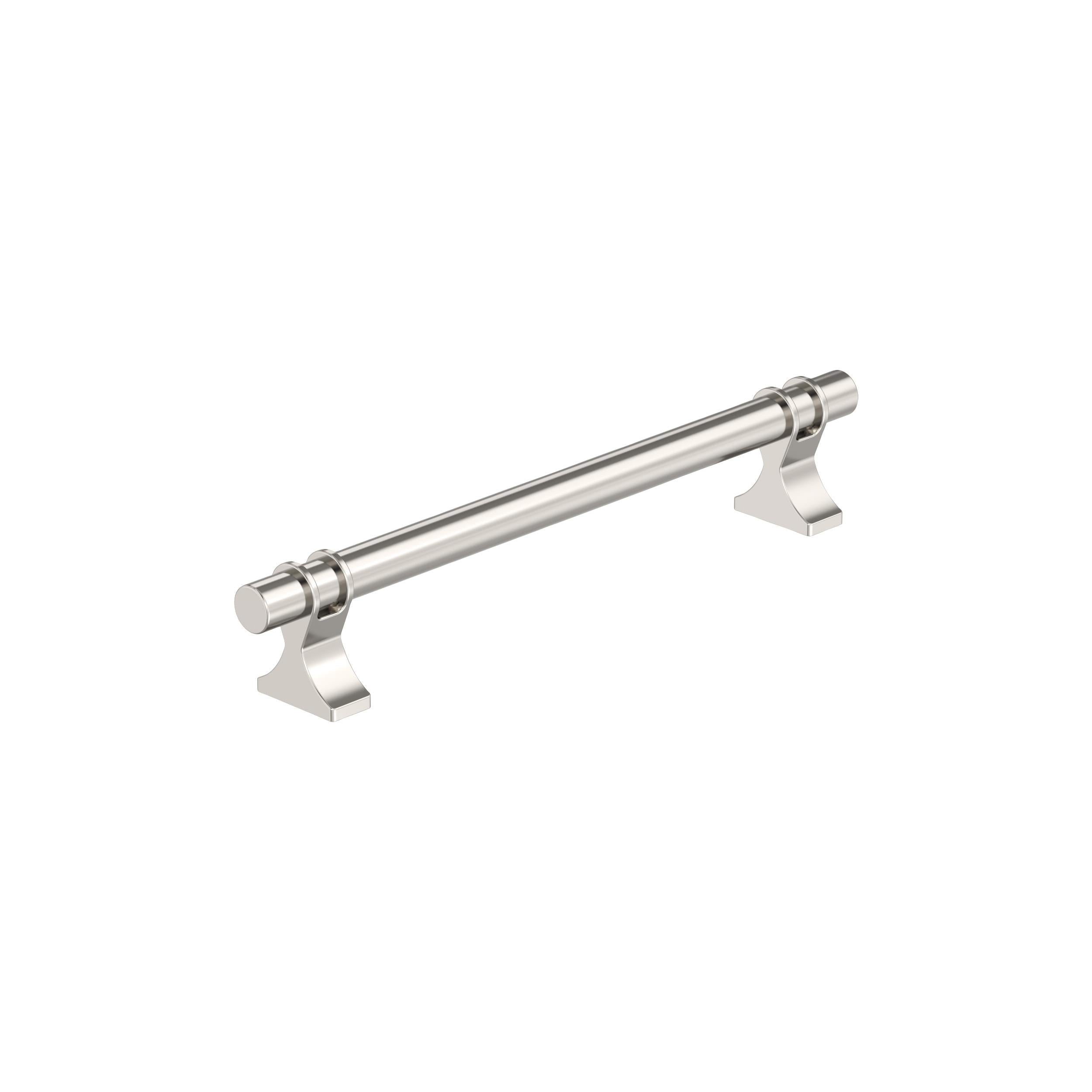 Davenport 6-5/16 inch (160mm) Center-to-Center Polished Nickel Cabinet Pull