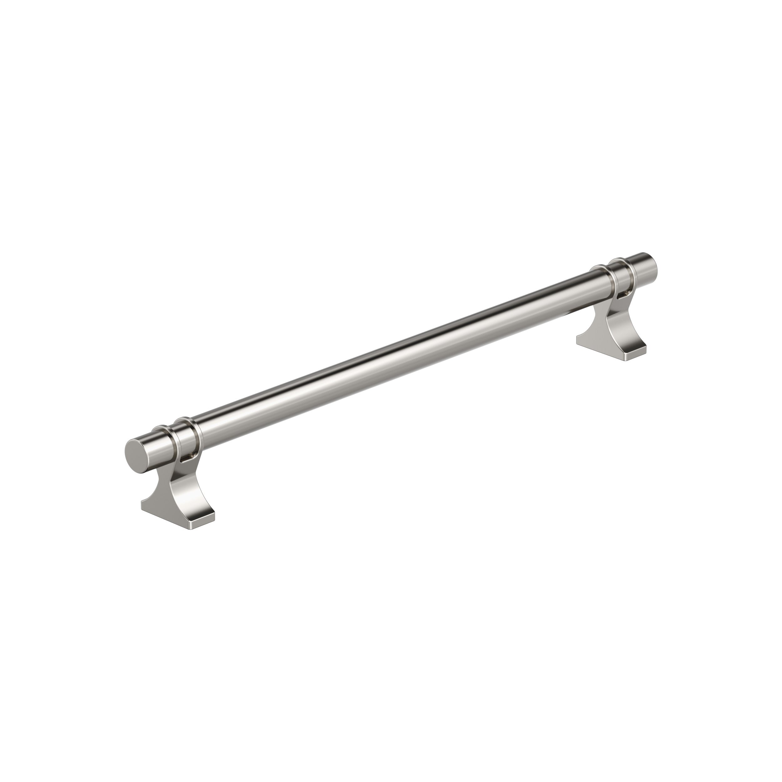 Davenport 8-13/16 inch (224mm) Center-to-Center Polished Nickel Cabinet Pull
