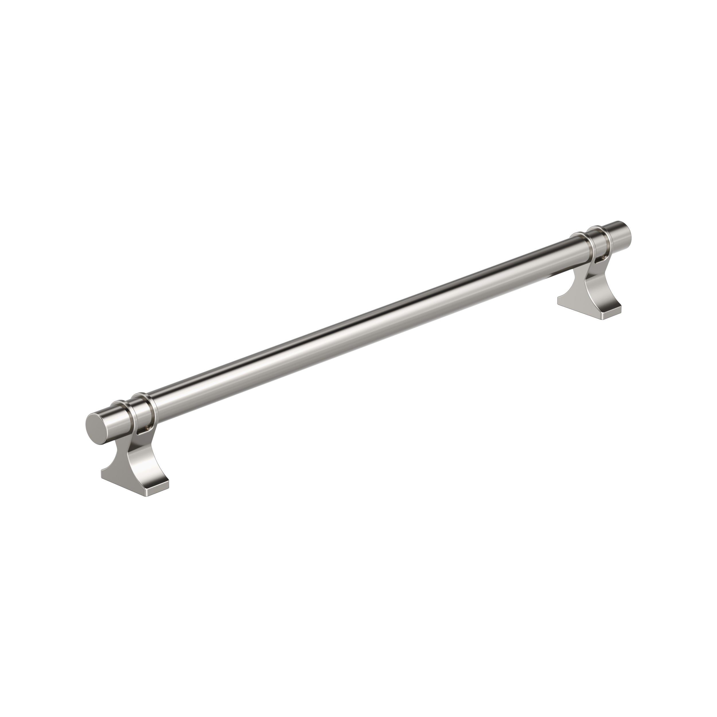 Davenport 10-1/16 inch (256mm) Center-to-Center Polished Nickel Cabinet Pull