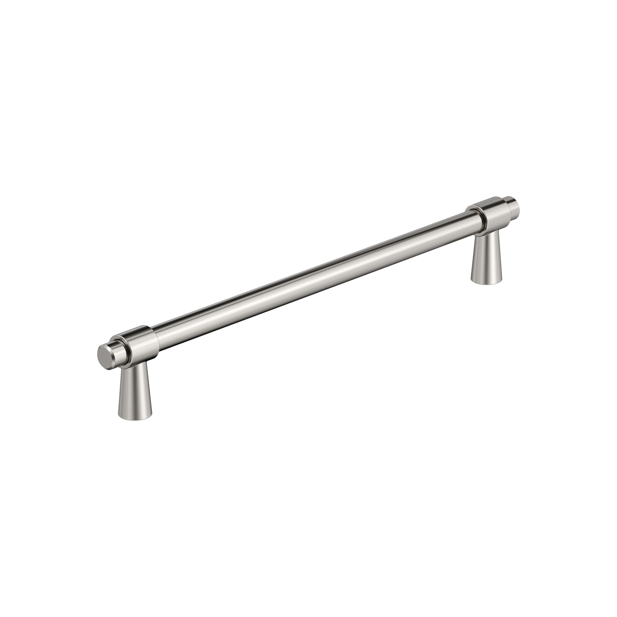 Destine 7-9/16 inch (192mm) Center-to-Center Polished Nickel Cabinet Pull