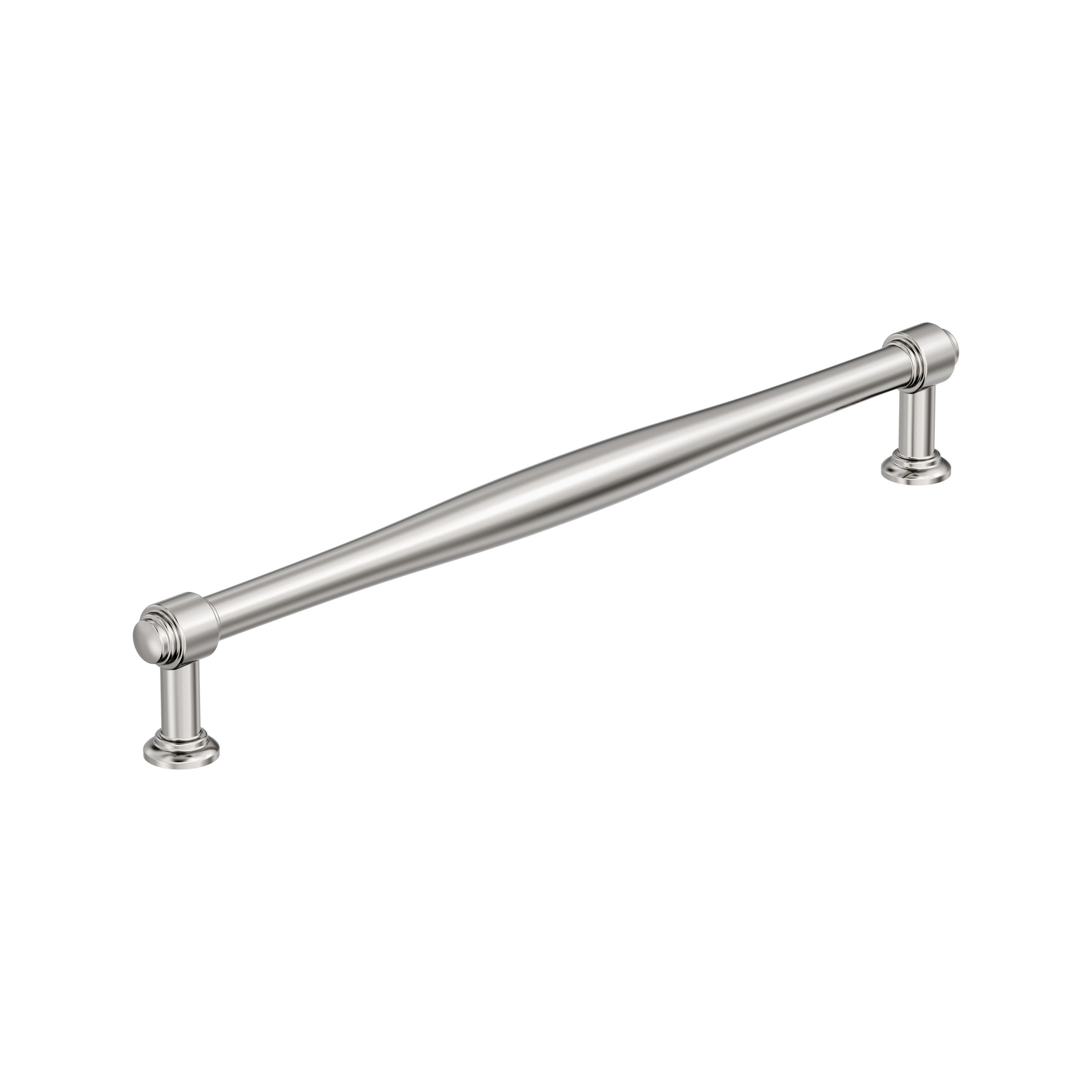 Enlivity 10-1/16 inch (256mm) Center-to-Center Polished Nickel Cabinet Pull