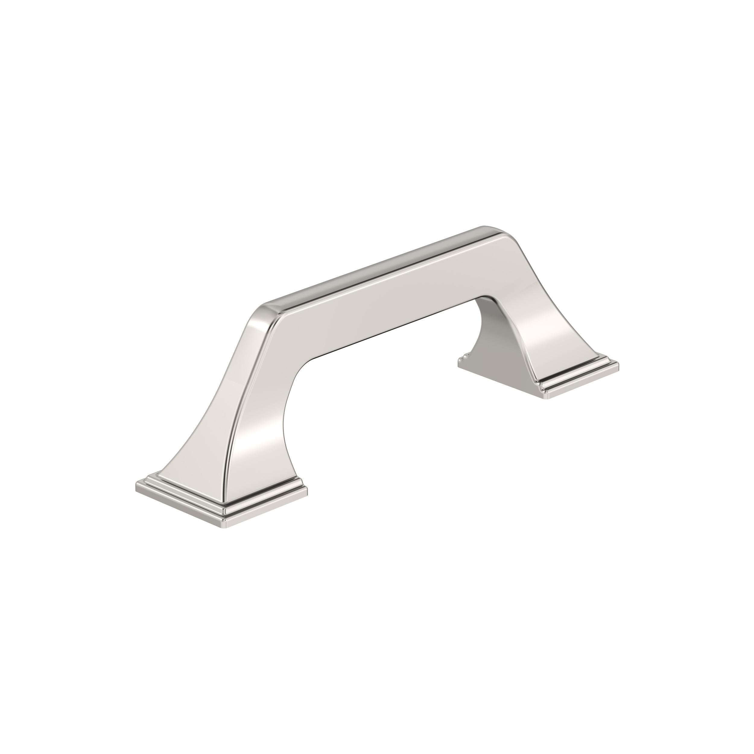 Exceed 3 inch (76mm) Center-to-Center Polished Nickel Cabinet Pull