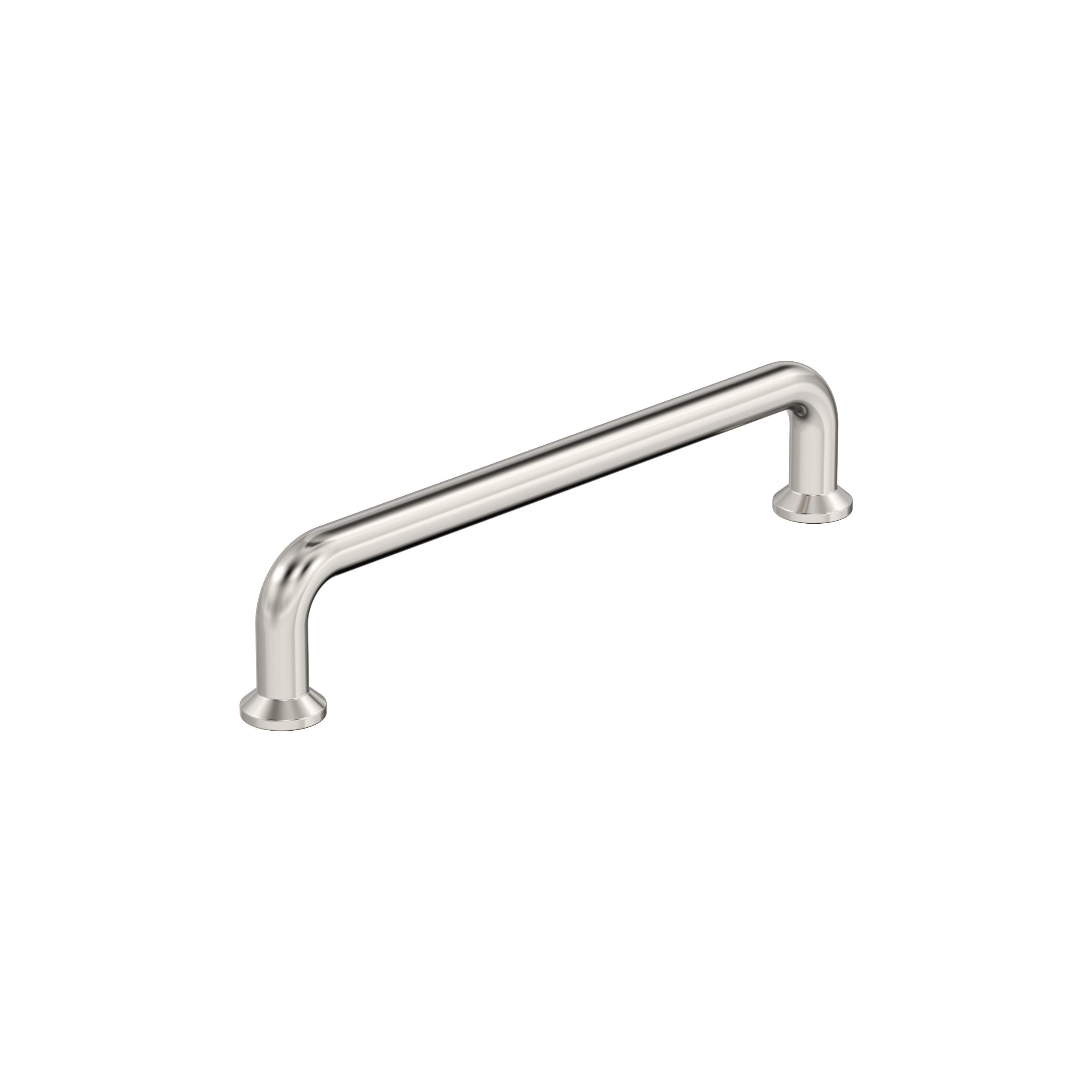Factor 5-1/16 inch (128mm) Center-to-Center Polished Nickel Cabinet Pull