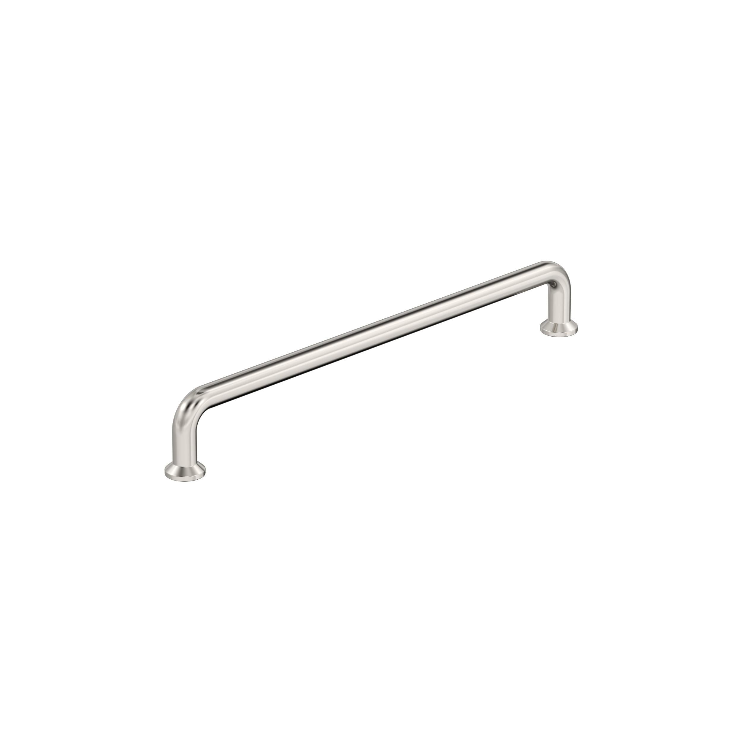Factor 7-9/16 inch (192mm) Center-to-Center Polished Nickel Cabinet Pull