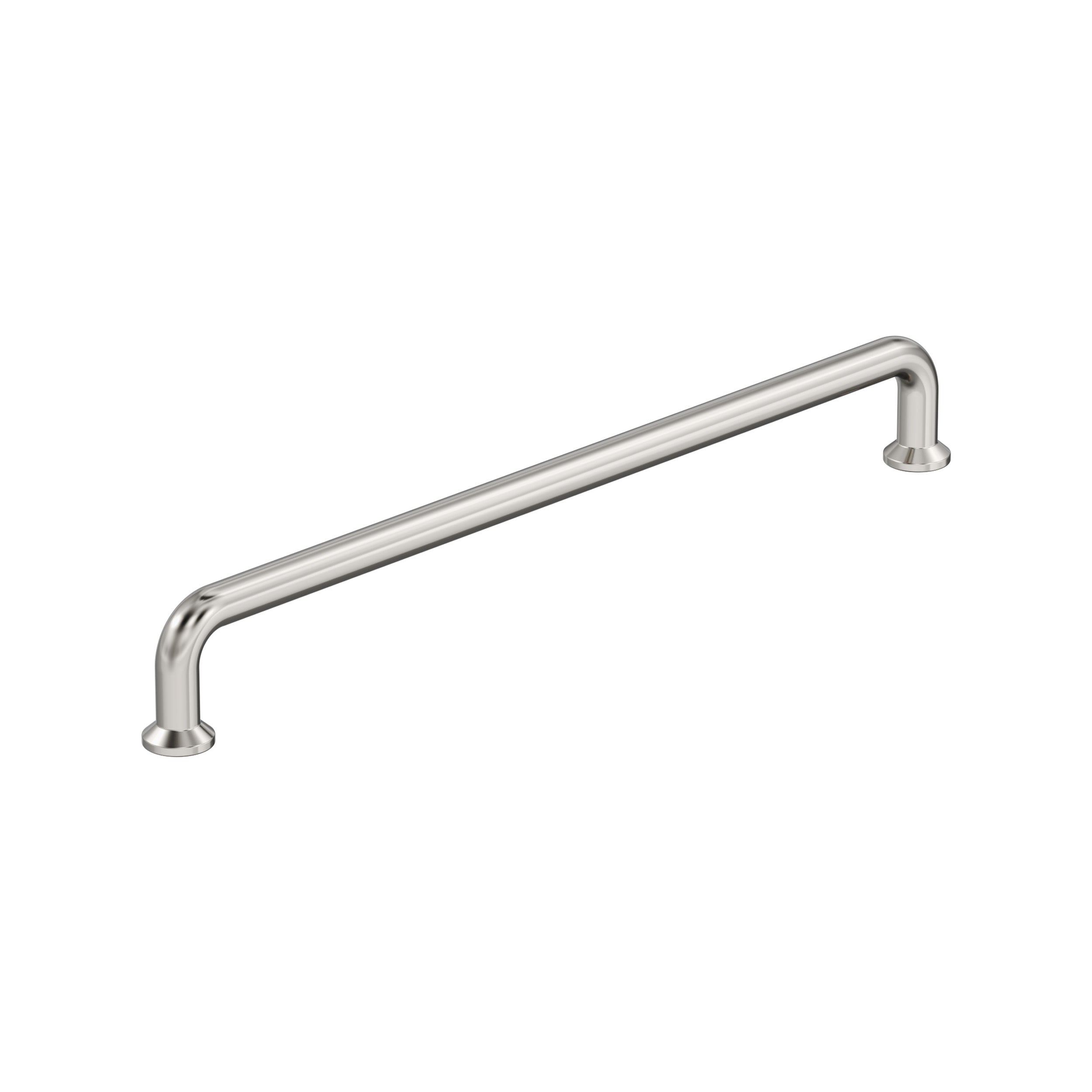Factor 10-1/16 inch (256mm) Center-to-Center Polished Nickel Cabinet Pull
