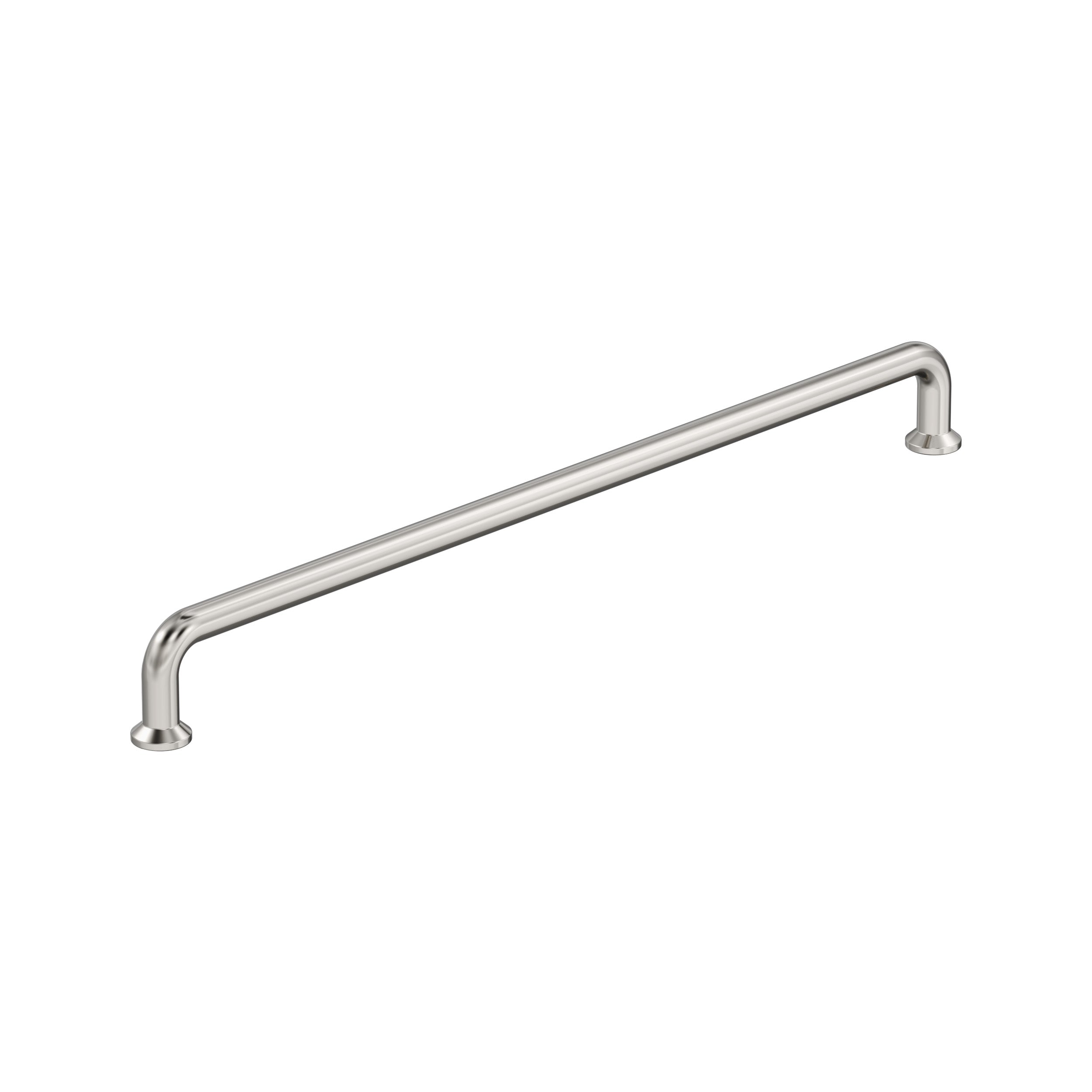 Factor 12-5/8 inch (320mm) Center-to-Center Polished Nickel Cabinet Pull