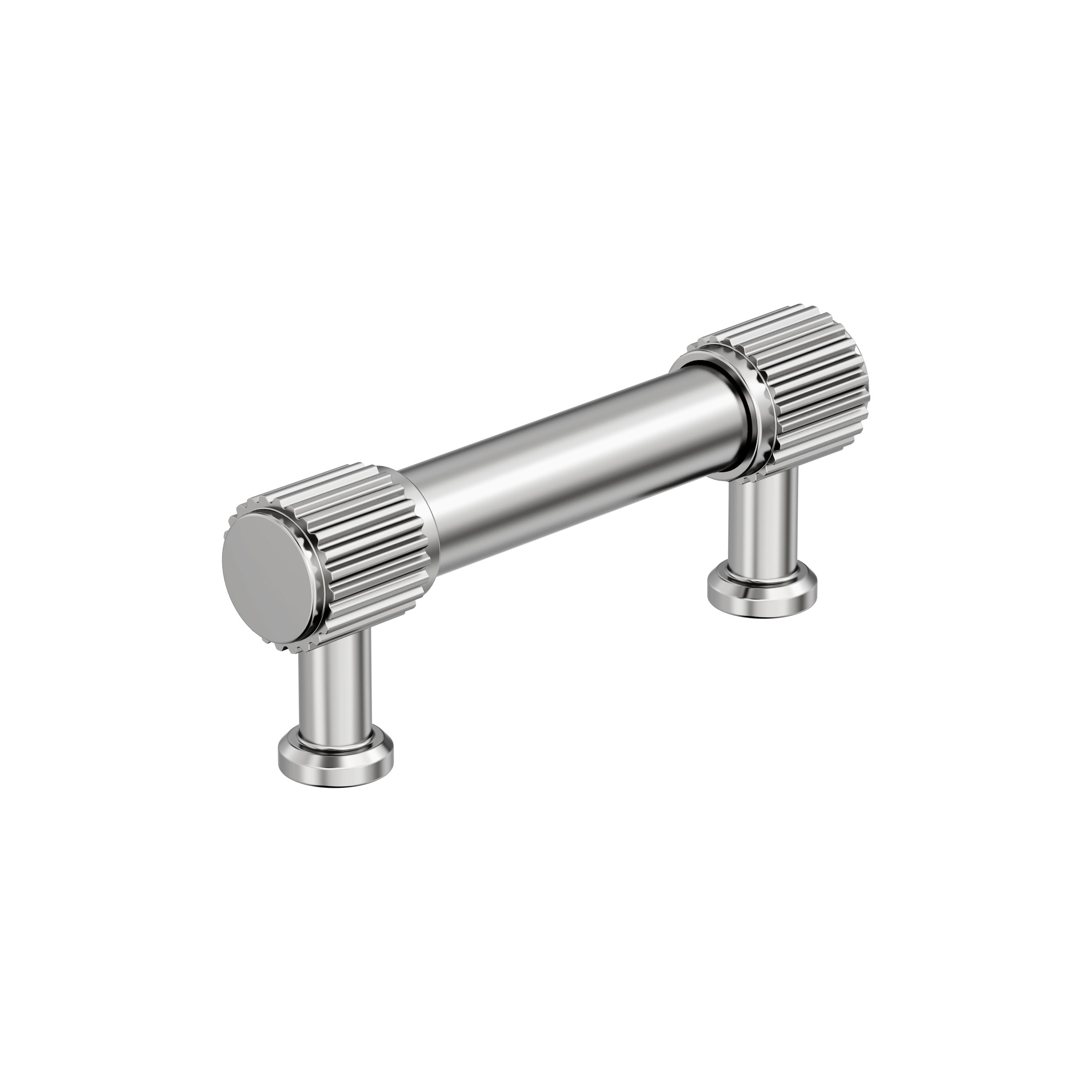 Farewind 3 inch (76mm) Center-to-Center Polished Nickel Cabinet Pull