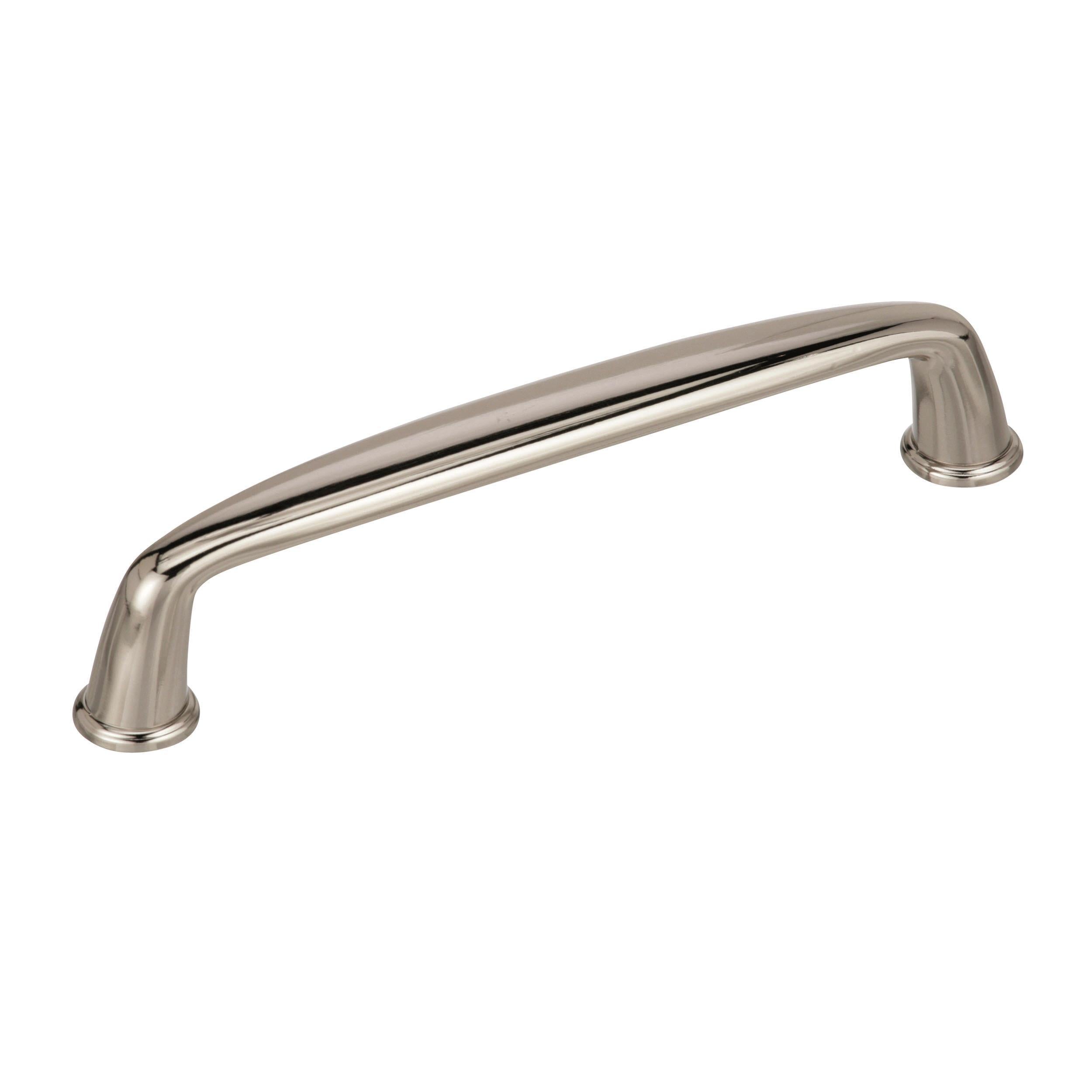 Kane 5-1/16 inch (128mm) Center-to-Center Polished Nickel Cabinet Pull