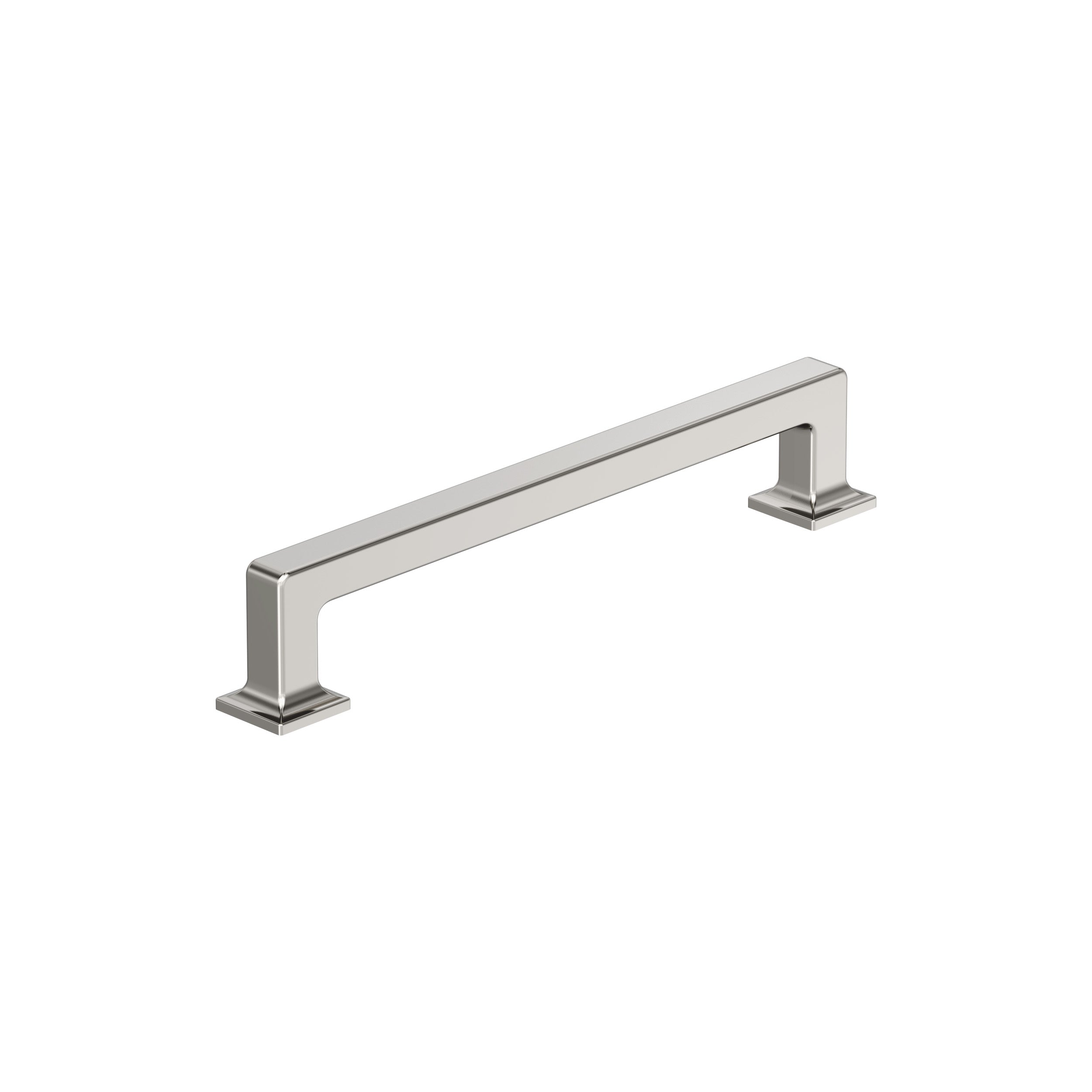 Lintel 6-5/16 inch (160mm) Center-to-Center Polished Nickel Cabinet Pull