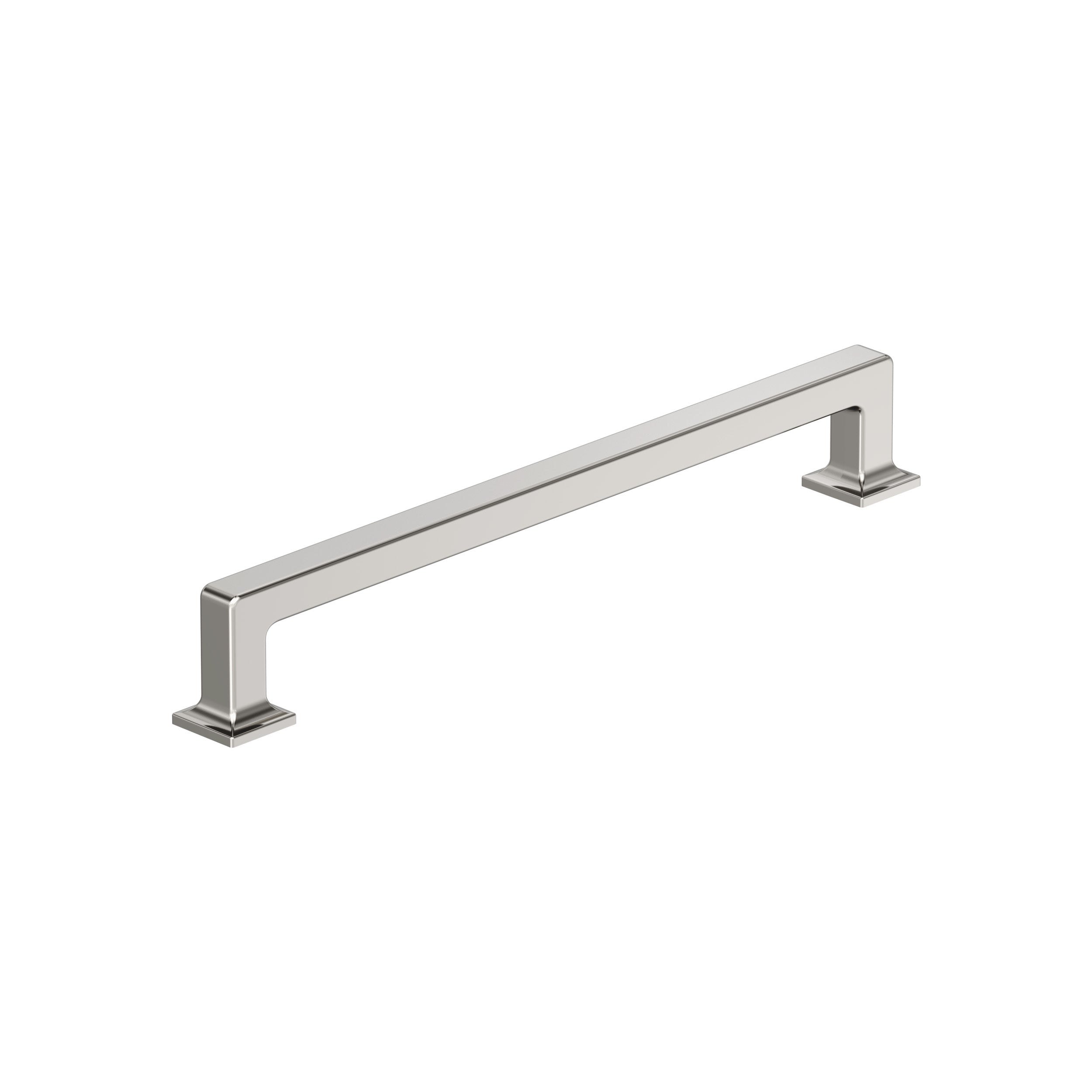 Lintel 8-13/16 inch (224mm) Center-to-Center Polished Nickel Cabinet Pull