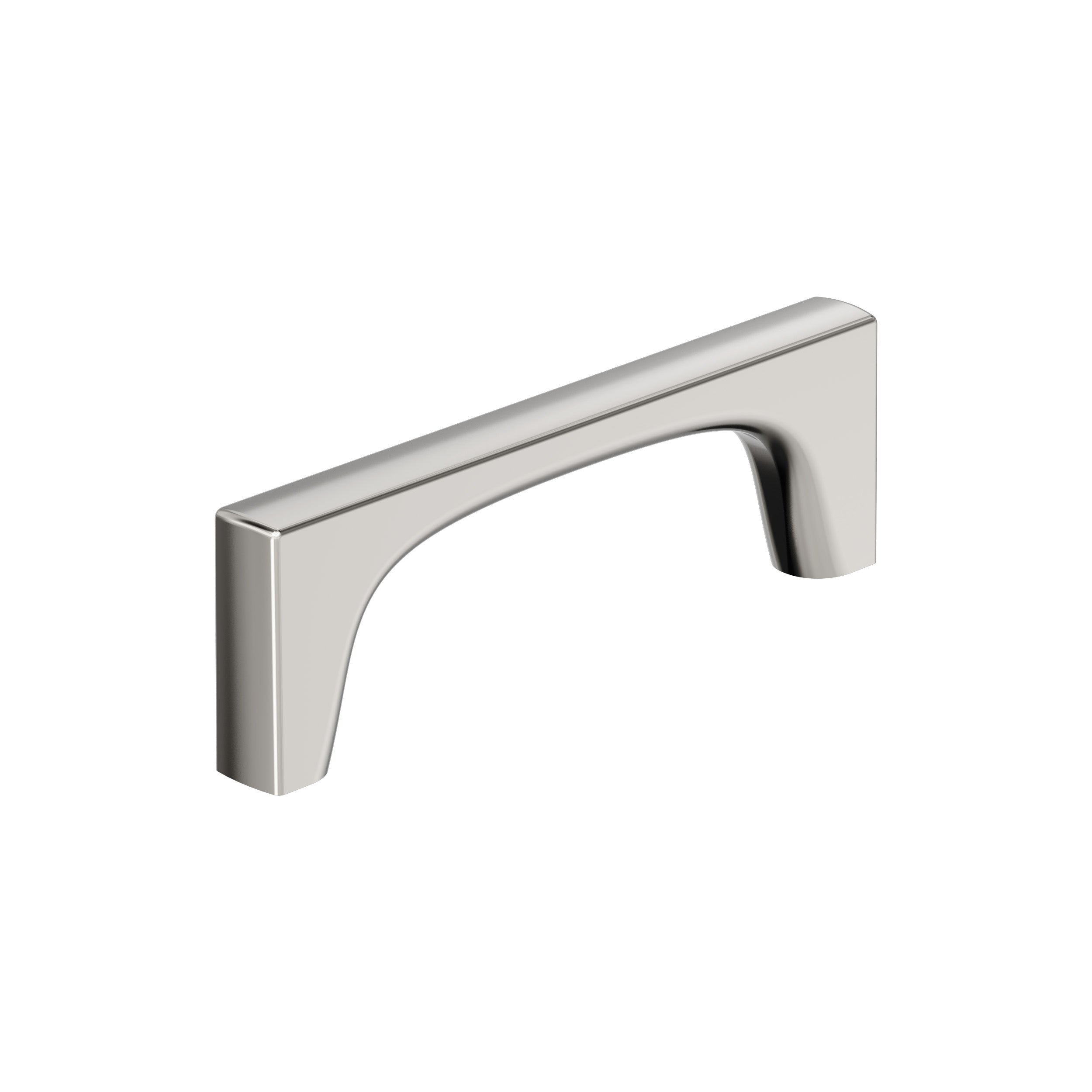 Merced 3-3/4 inch (96mm) Center-to-Center Polished Nickel Cabinet Pull