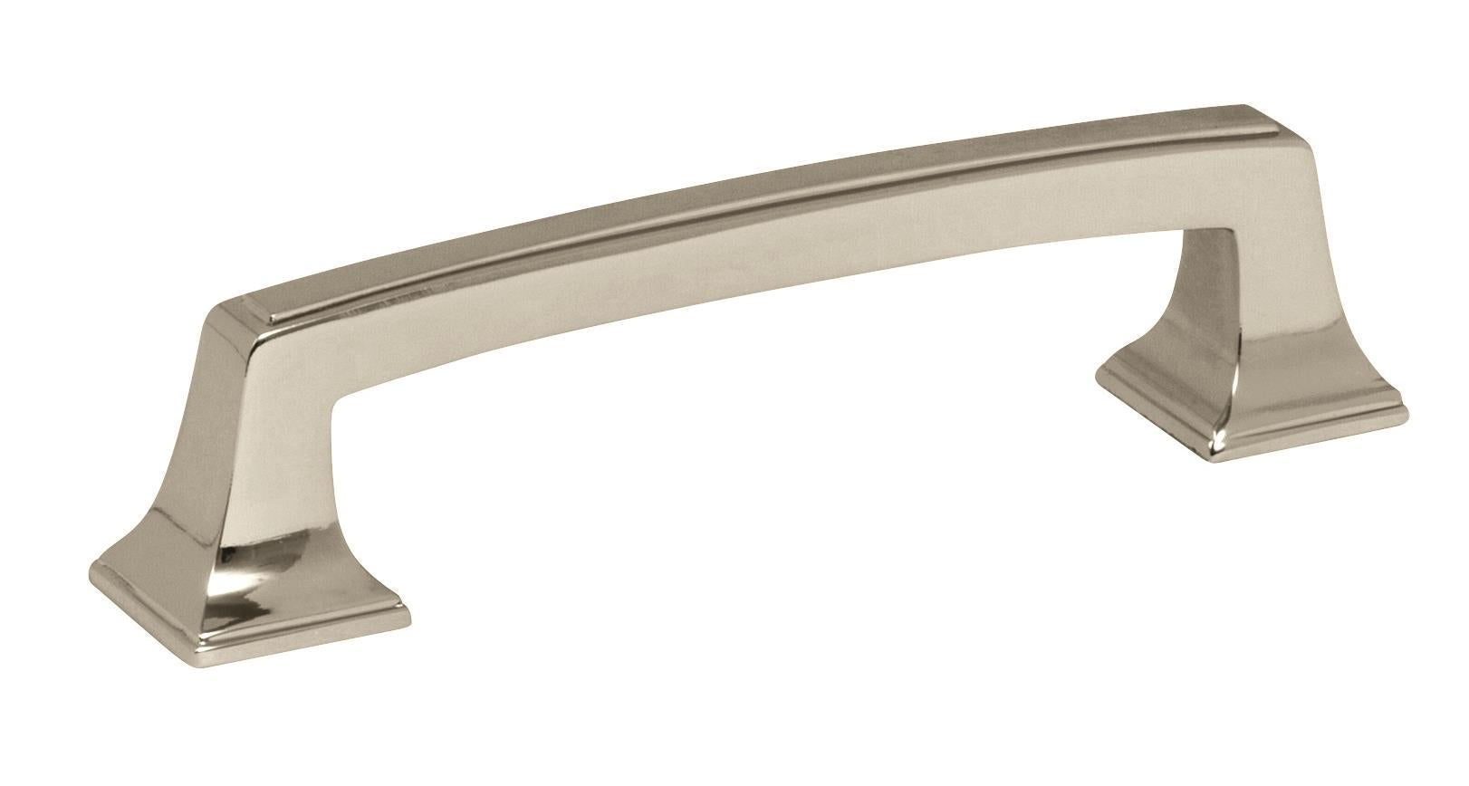 Mulholland 3-3/4 inch (96mm) Center-to-Center Polished Nickel Cabinet Pull